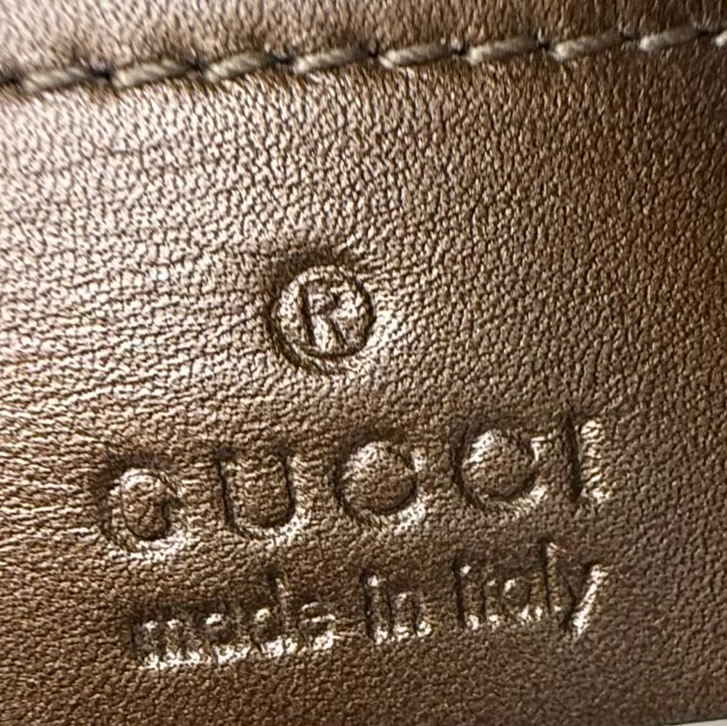 Gucci Monogram Lurex Heart Bit Tote Shoulder Bag