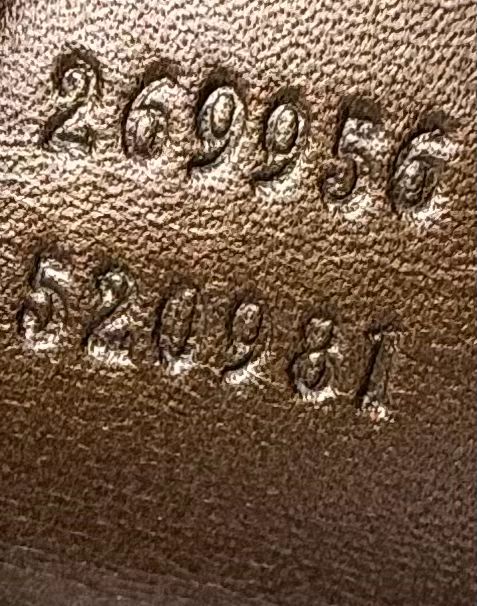 Gucci Monogram Lurex Heart Bit Tote Shoulder Bag