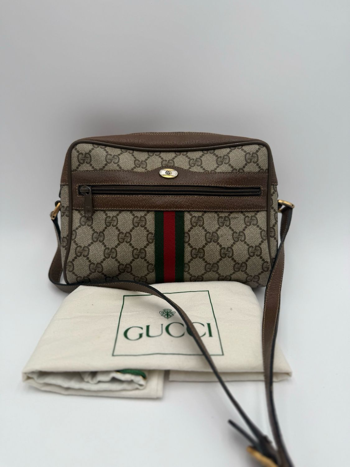 Gucci Supreme Ophidia Camera Bag Sling Web Crossbody