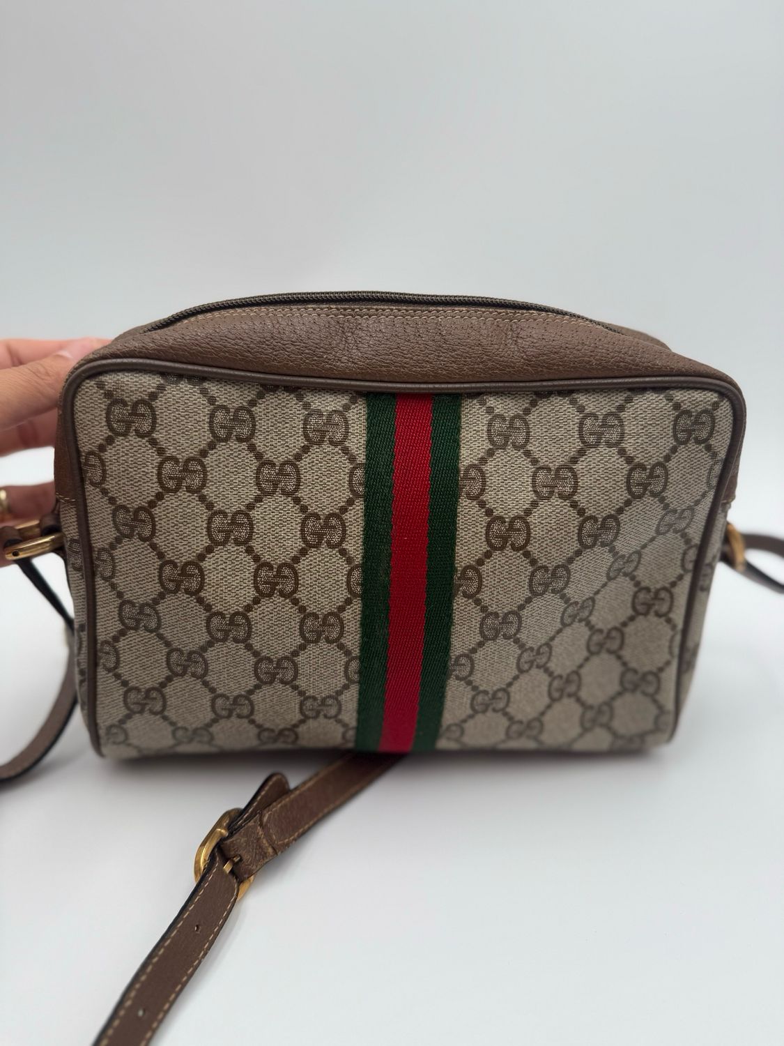 Gucci Supreme Ophidia Camera Bag Sling Web Crossbody
