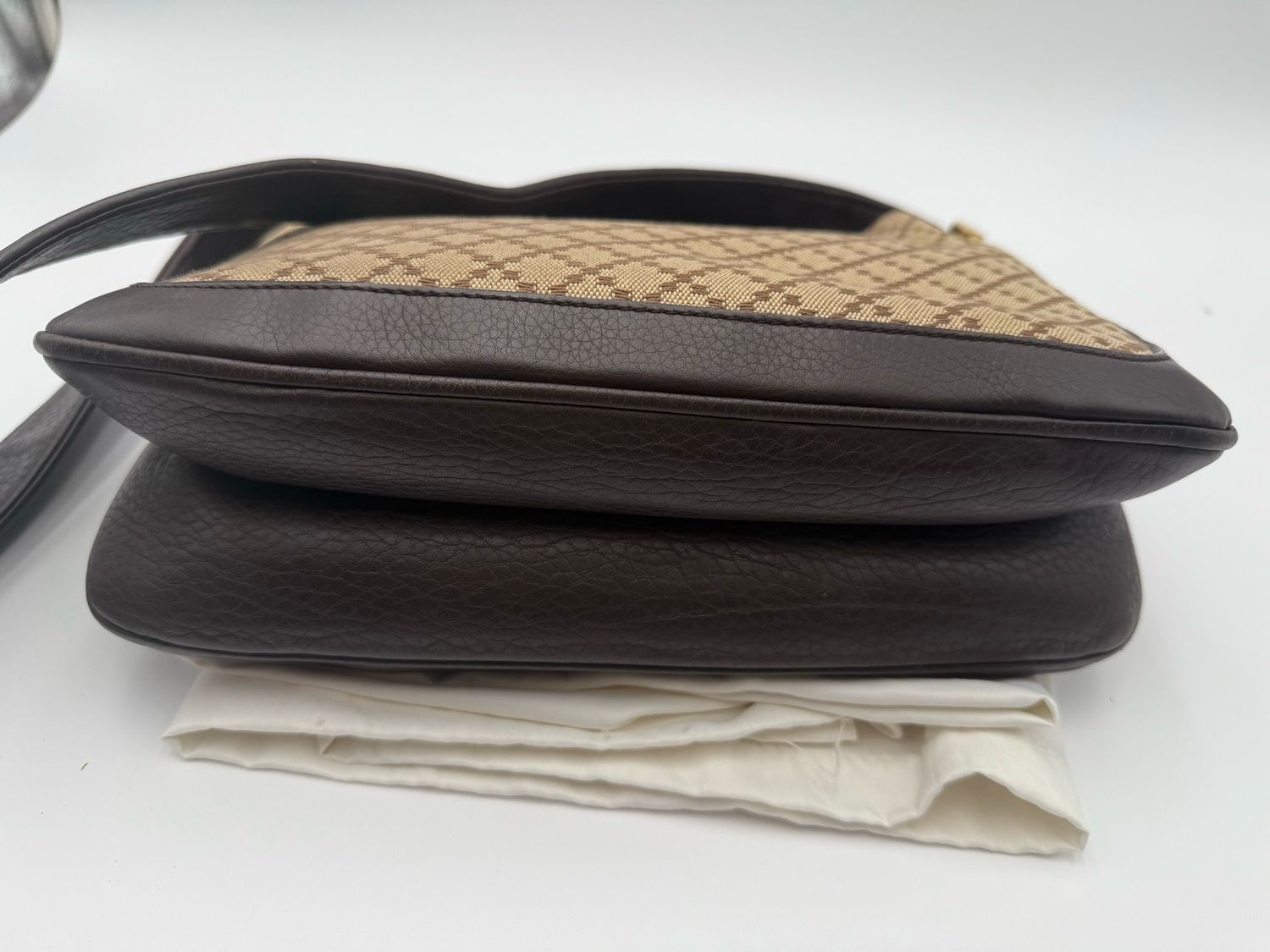 Gucci Diamante Canvas Hobo Shoulder Bag Cellarius Blondie