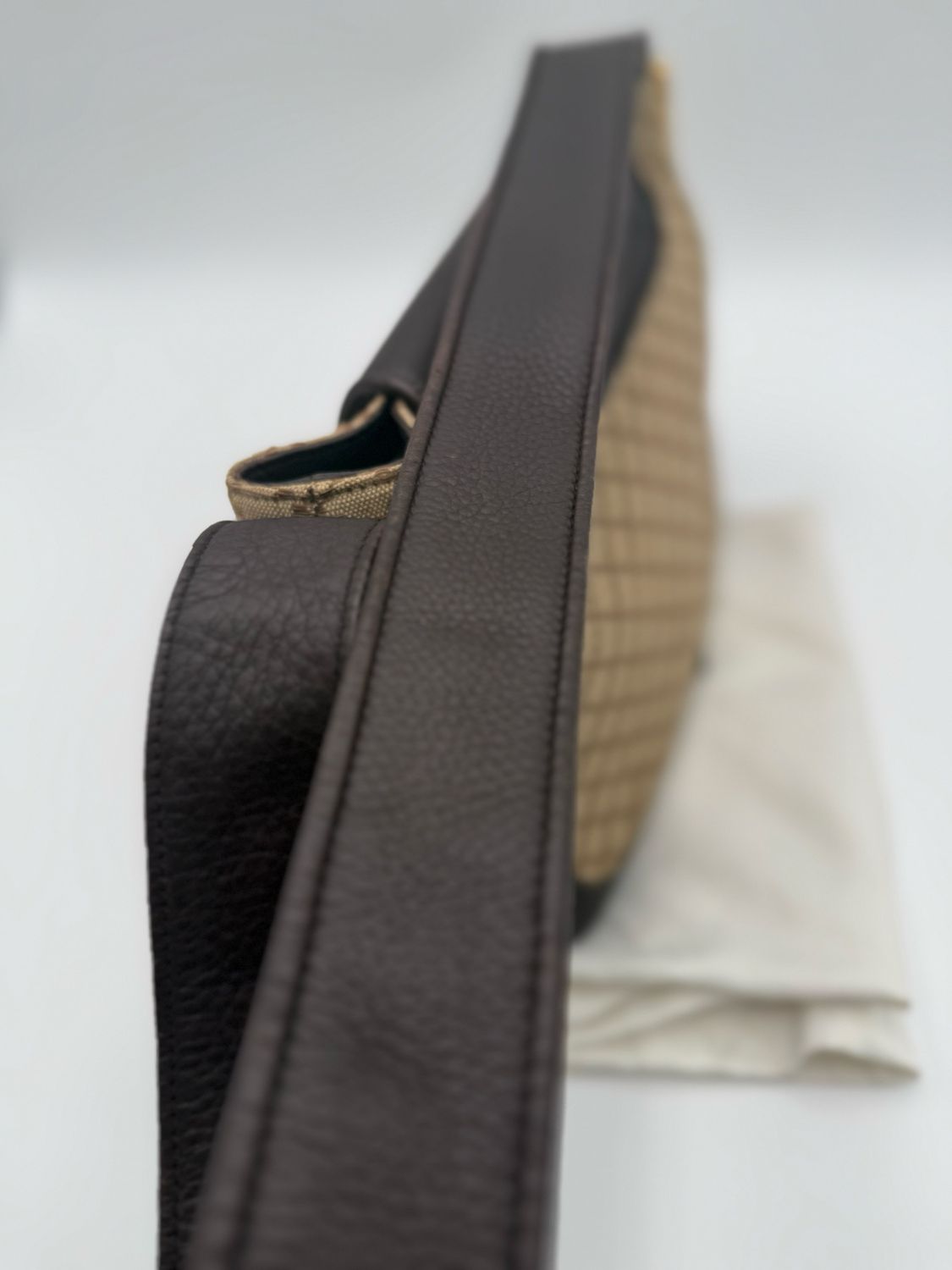 Gucci Diamante Canvas Hobo Shoulder Bag Cellarius Blondie