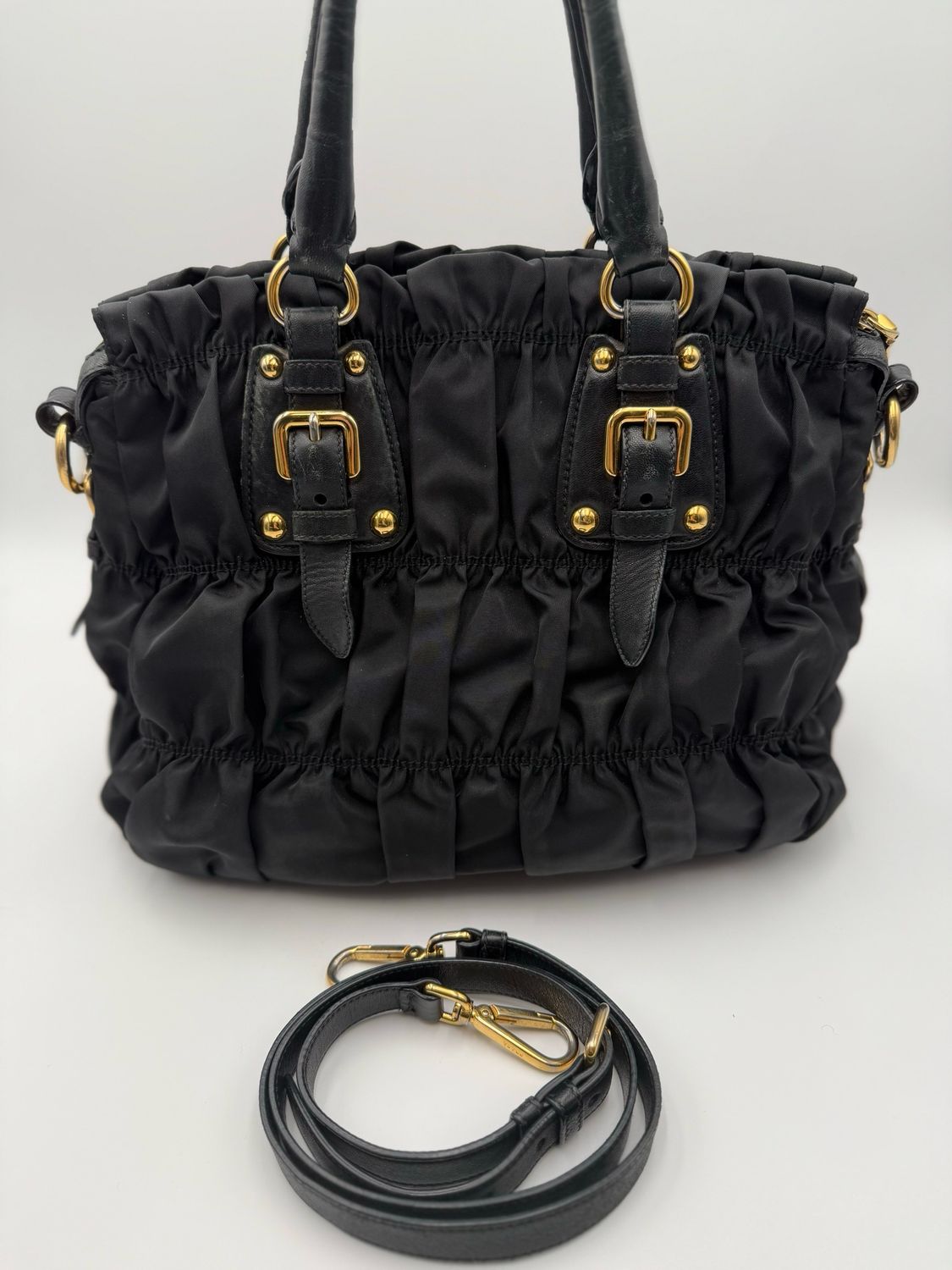 Prada Gaufre Nylon Tessuto