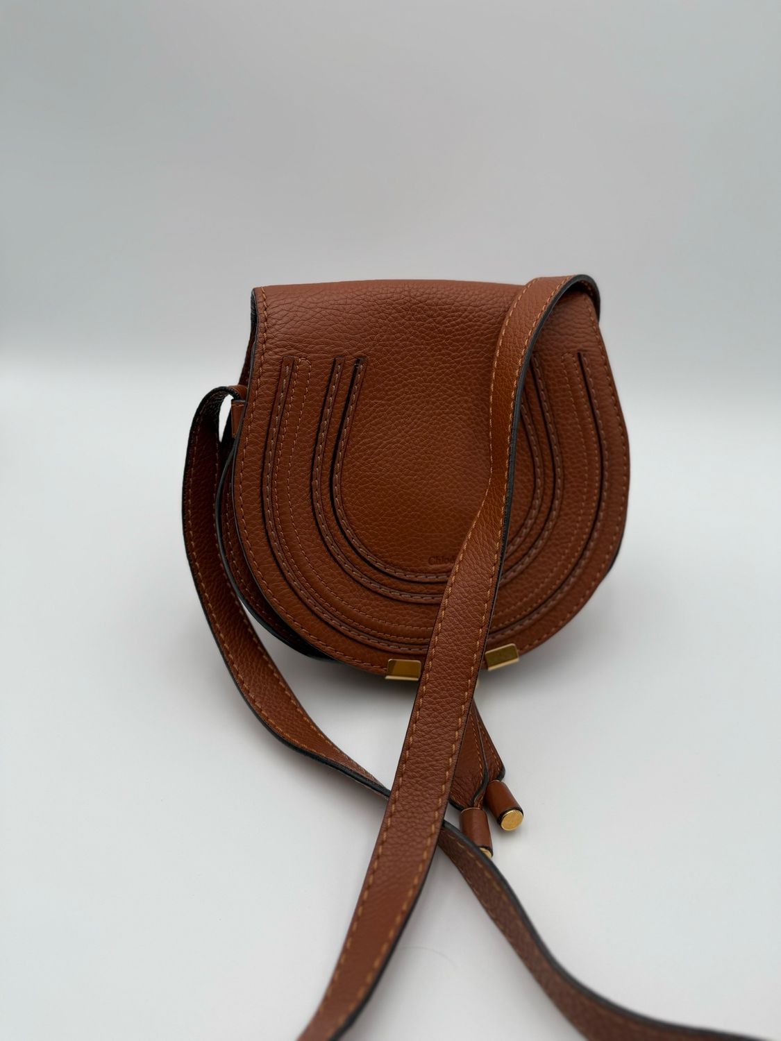 Chloe Marcie Saddle Small Crossbody