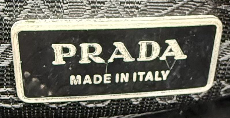 Prada Nylon Tessuto Hobo Shoulder Bag Triangle Logo Black