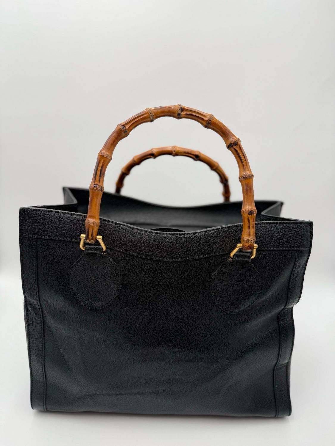 Gucci Diana Leather Bamboo Top Handle Handbag