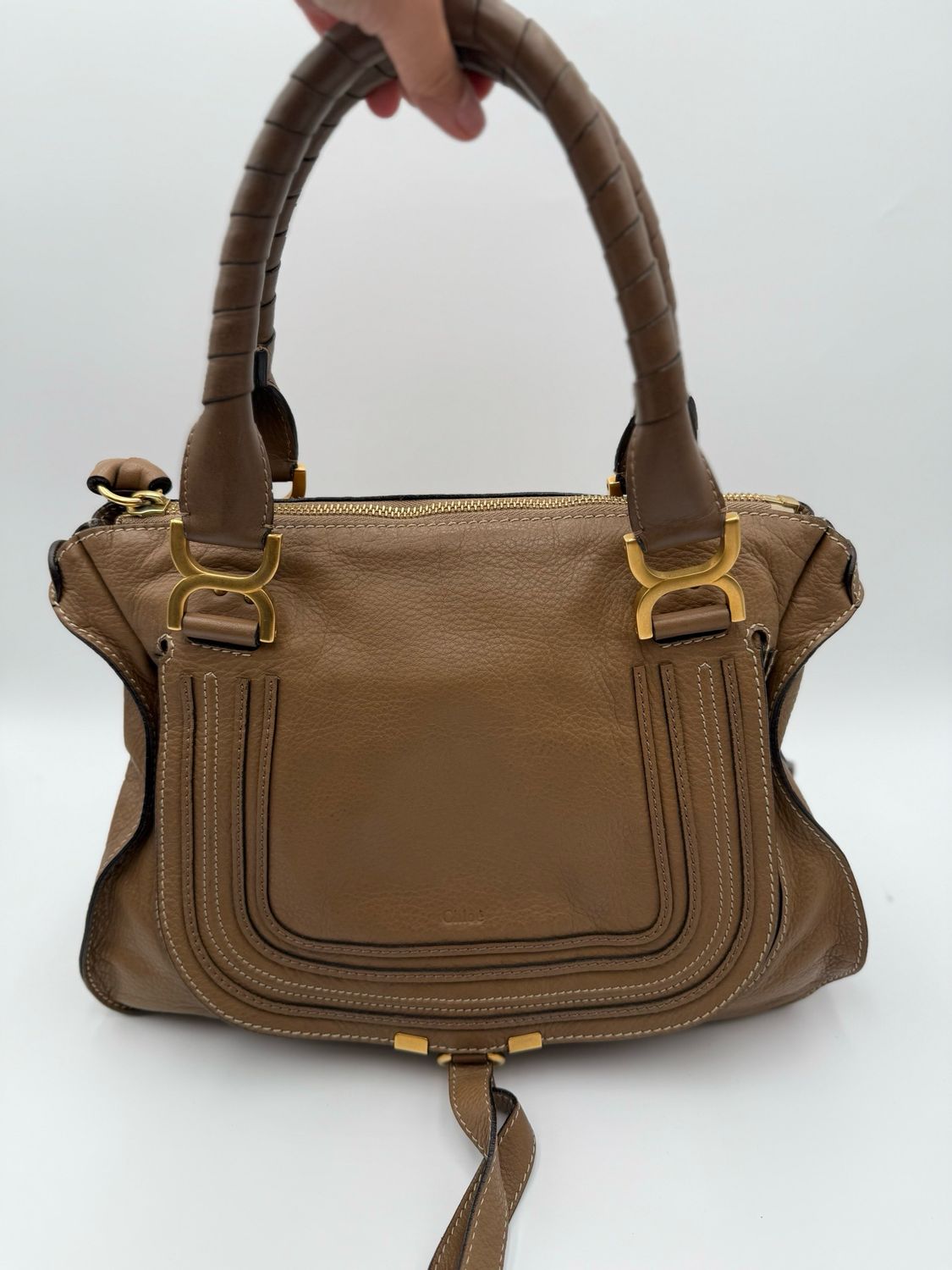 Chloe Marcie Medium Saddle Shoulder Bag