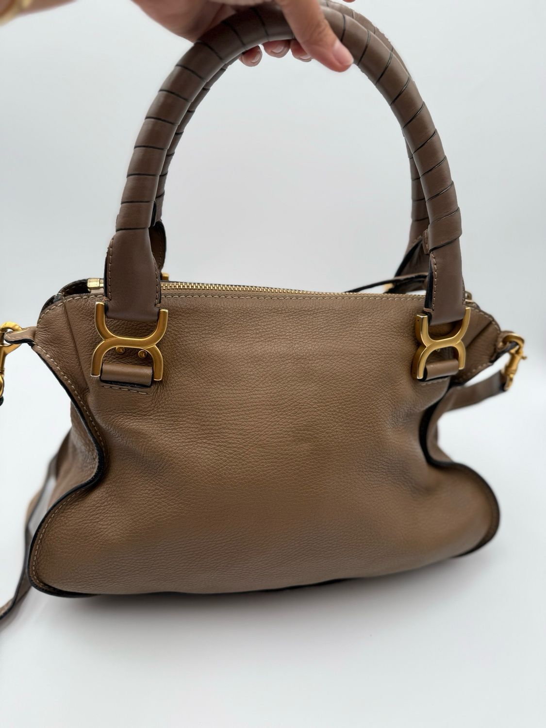 Chloe Marcie Saddle Medium Messenger Crossbody Sling