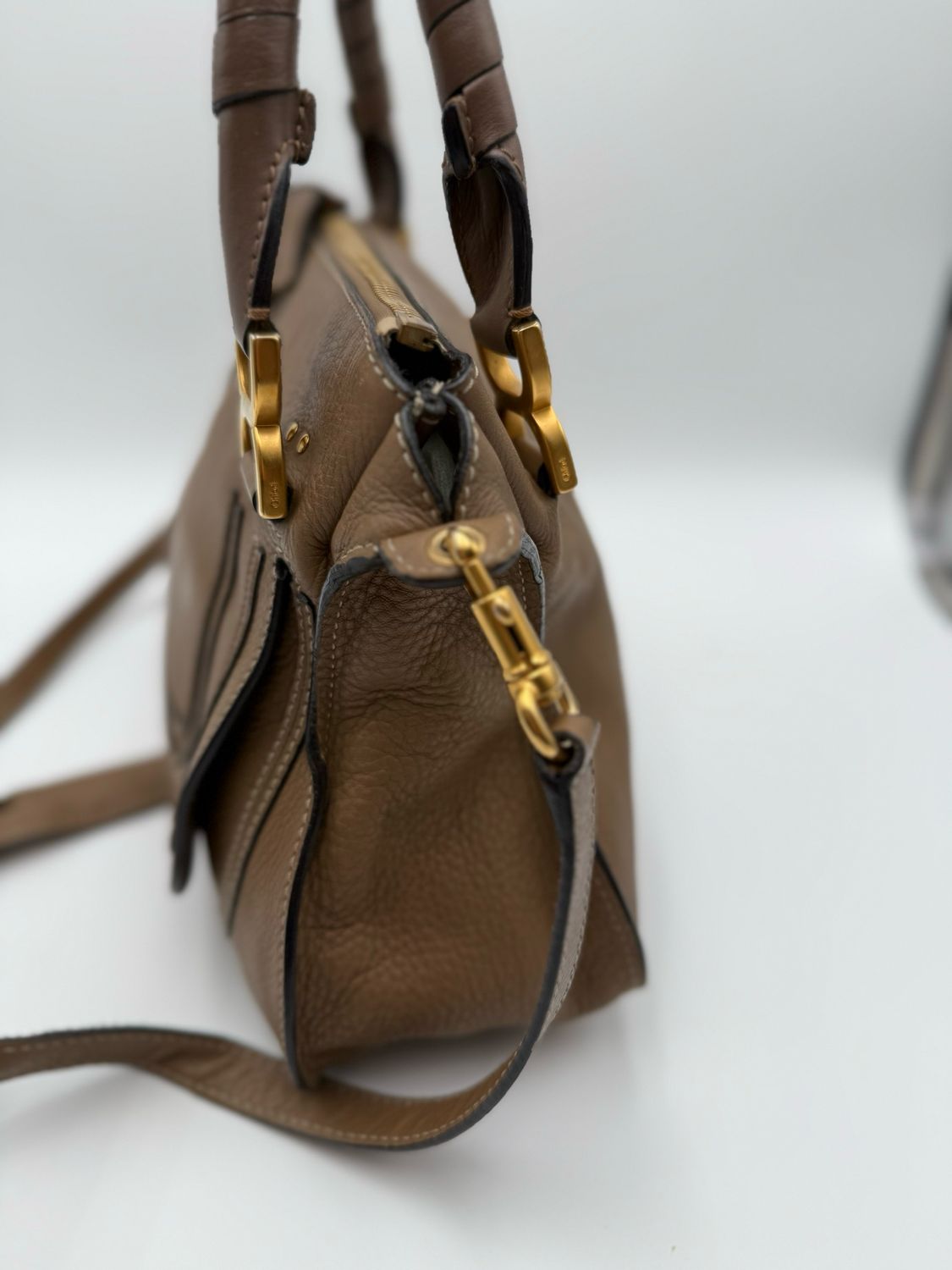 Chloe Marcie Saddle Medium Messenger Crossbody Sling