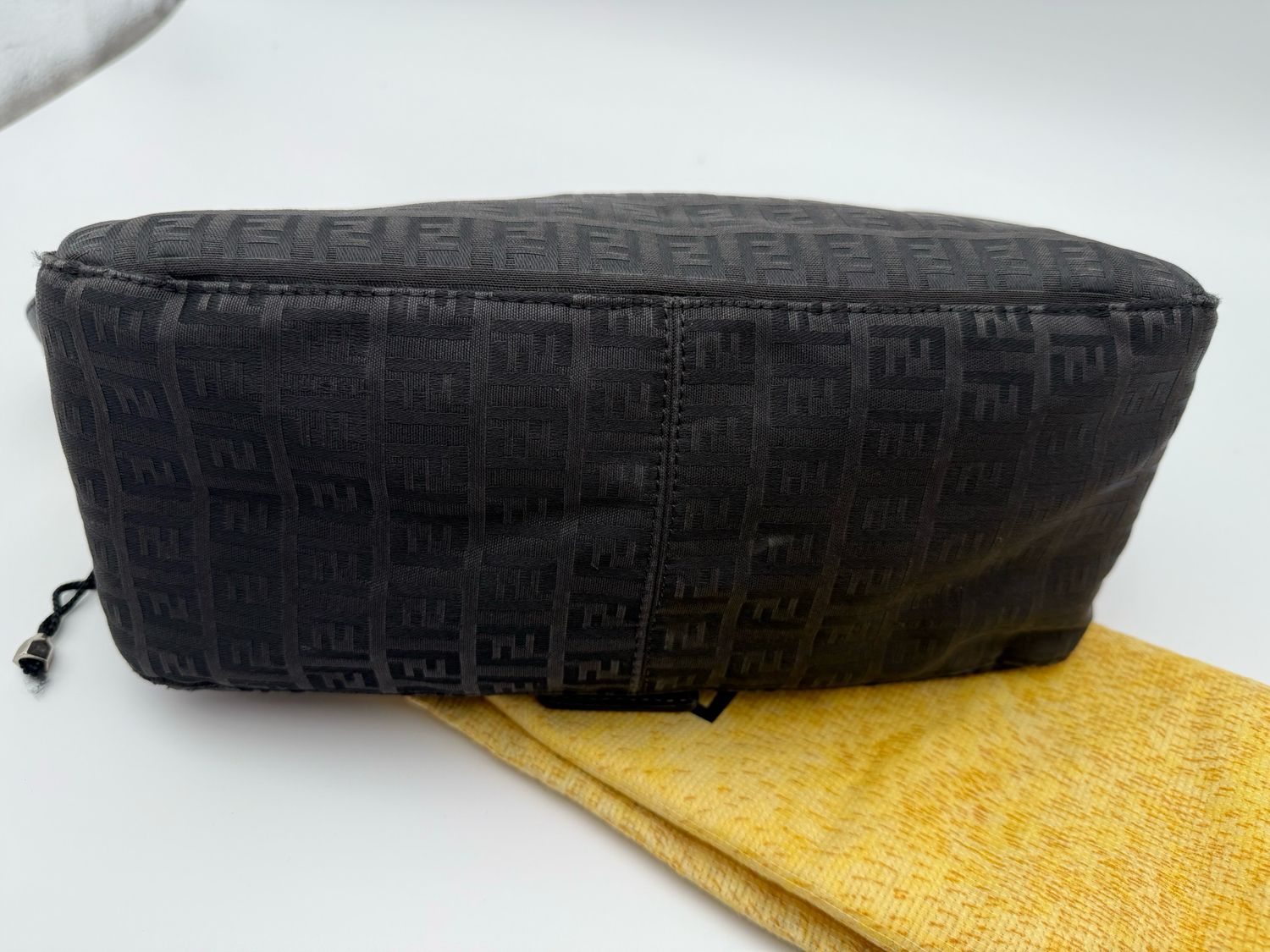 Fendi Zucca Mama Baguette Hobo Shoulder Bag