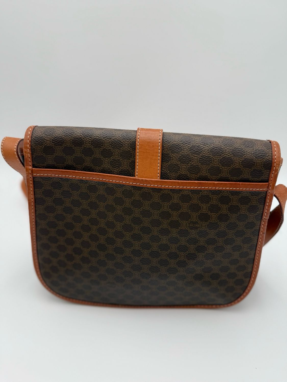 Celine Macadam Crossbody Messenger Blason Flap