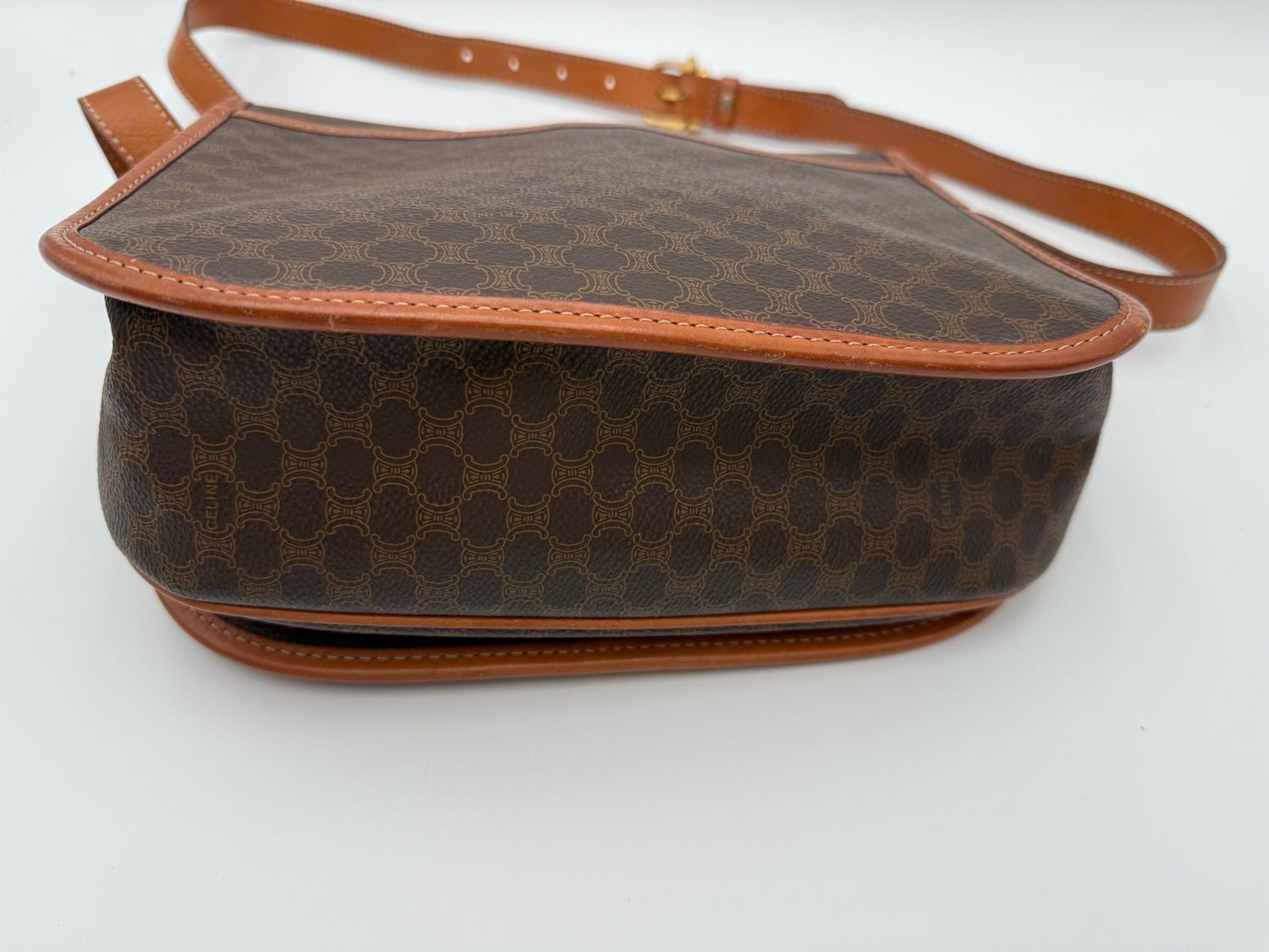 Celine Macadam Crossbody Messenger Blason Flap
