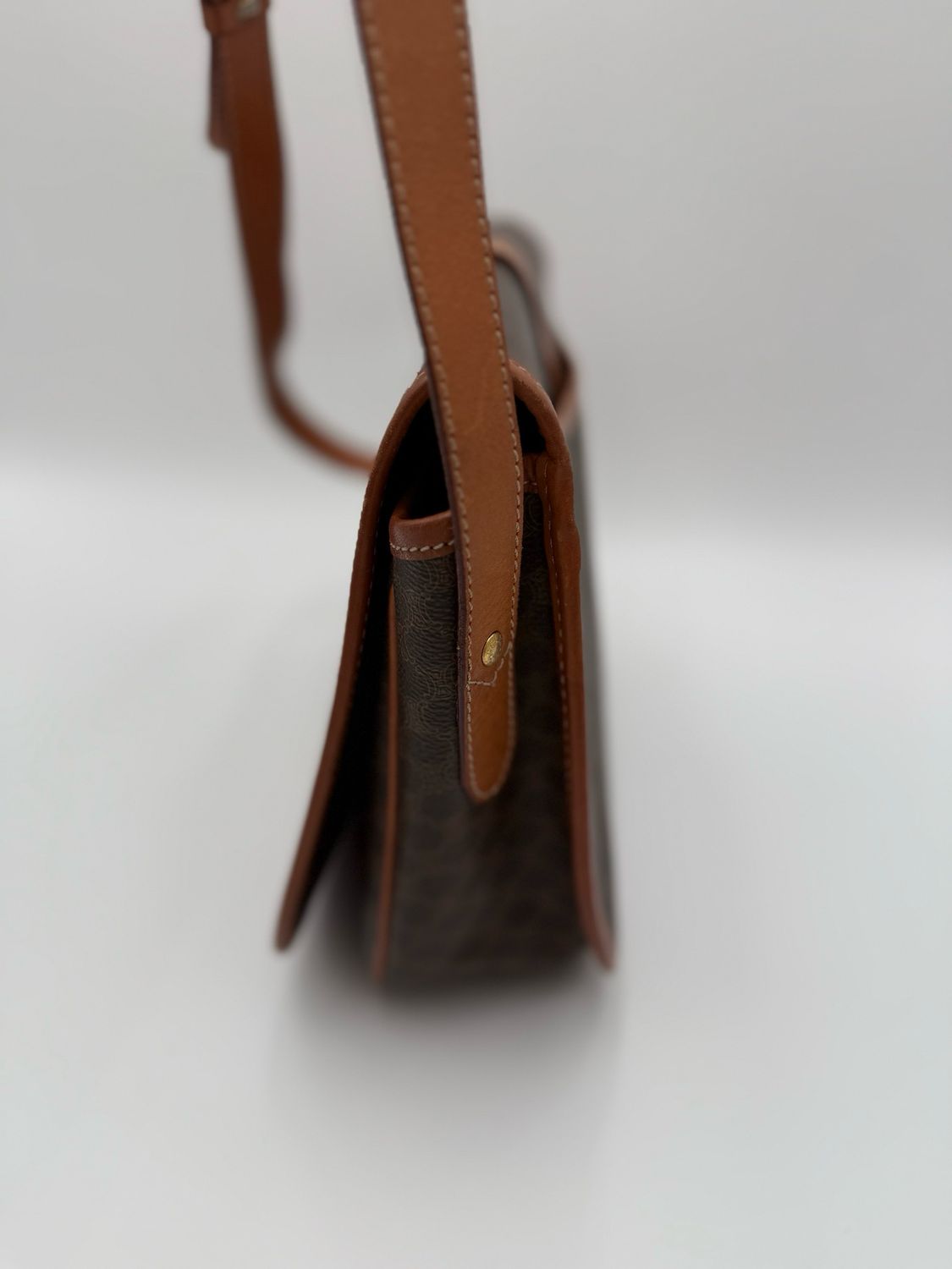 Celine Macadam Crossbody Messenger Blason Flap