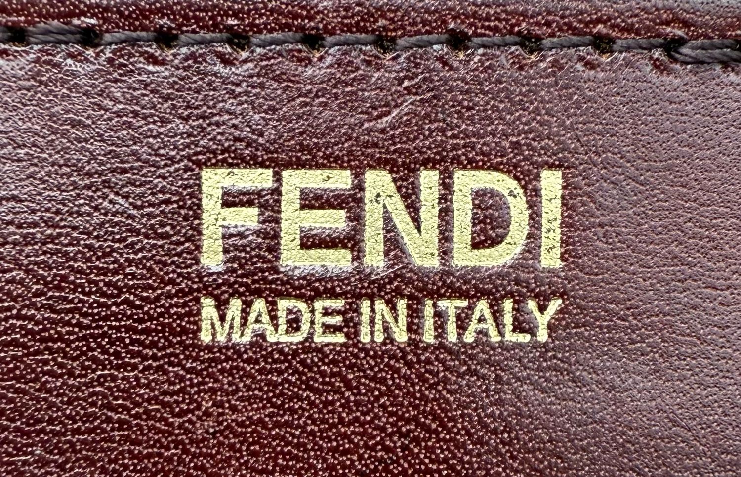 Fendi Zucca Spalmati Medium Roll Tote Shoulder