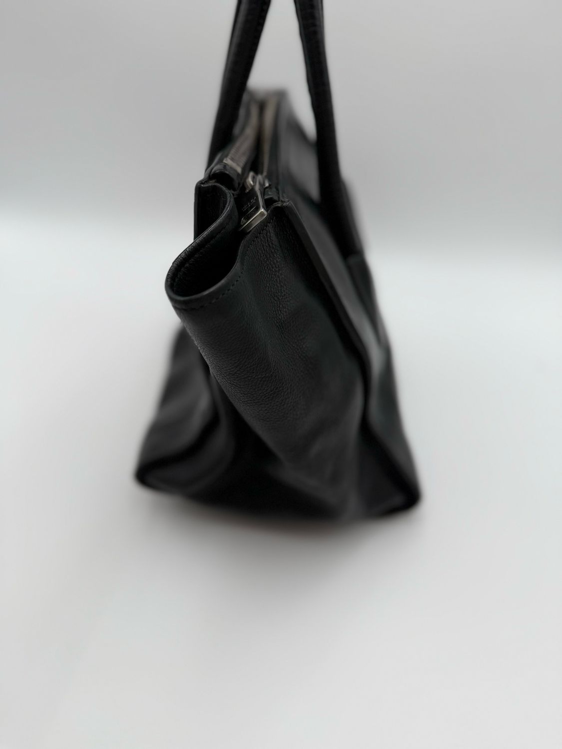 Prada Vitello Daino Twin Tote Small Black
