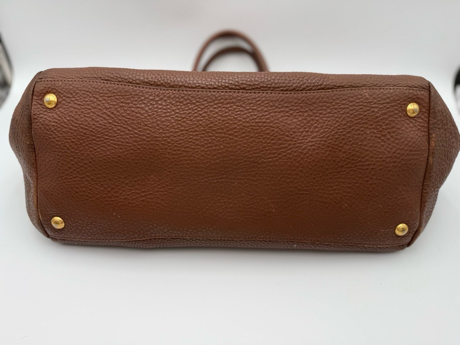 Prada Vitello Daino Top Handle Shopper 