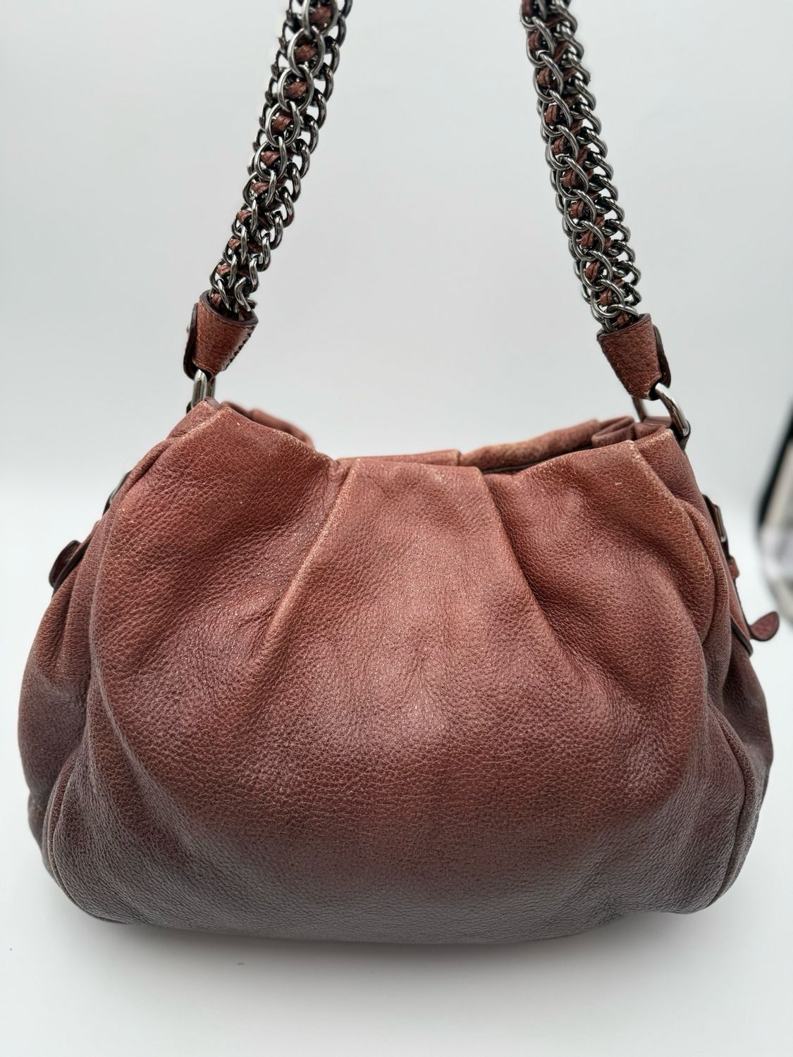 Prada Cervo Hobo Shoulder Chain Strap
