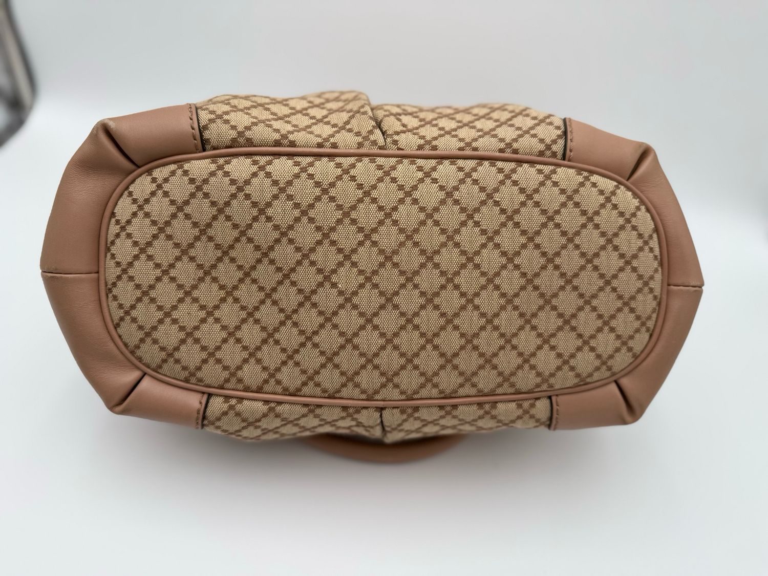 Gucci Sukey Canvas Diamante Zipper Top Handle
