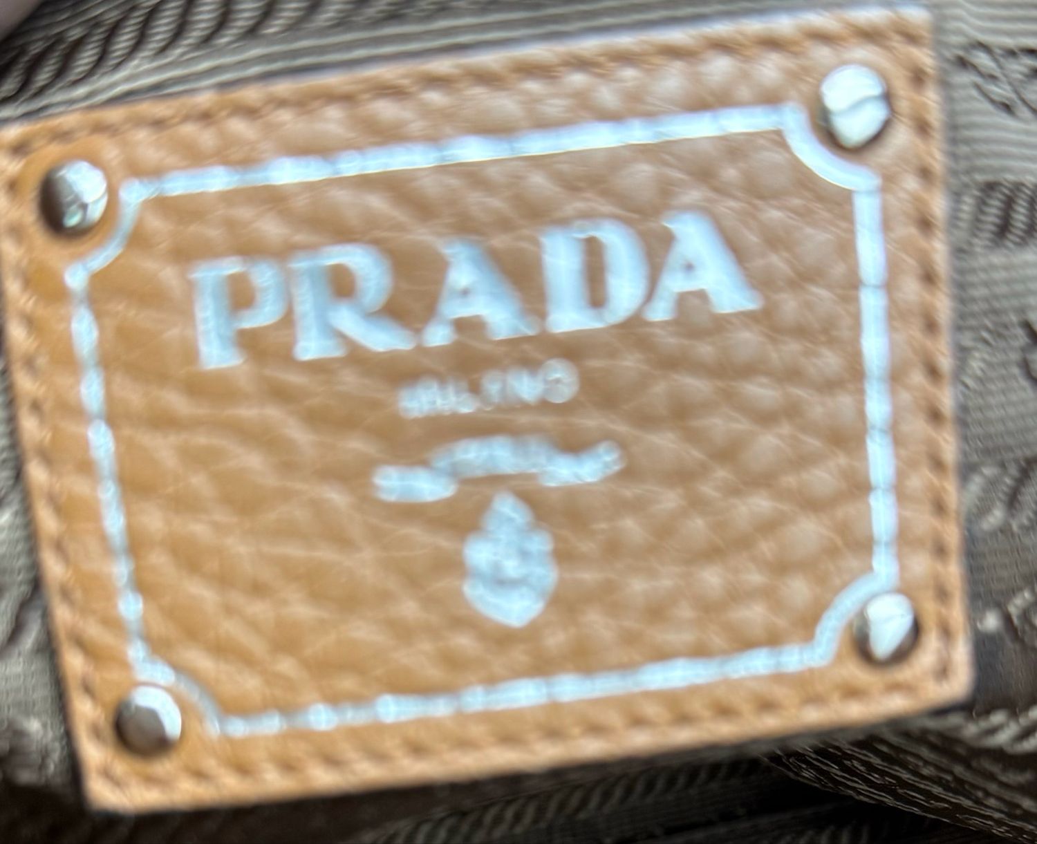 Prada Vitello Daino Side Zippers Shoulder Bag Long Strap Tote