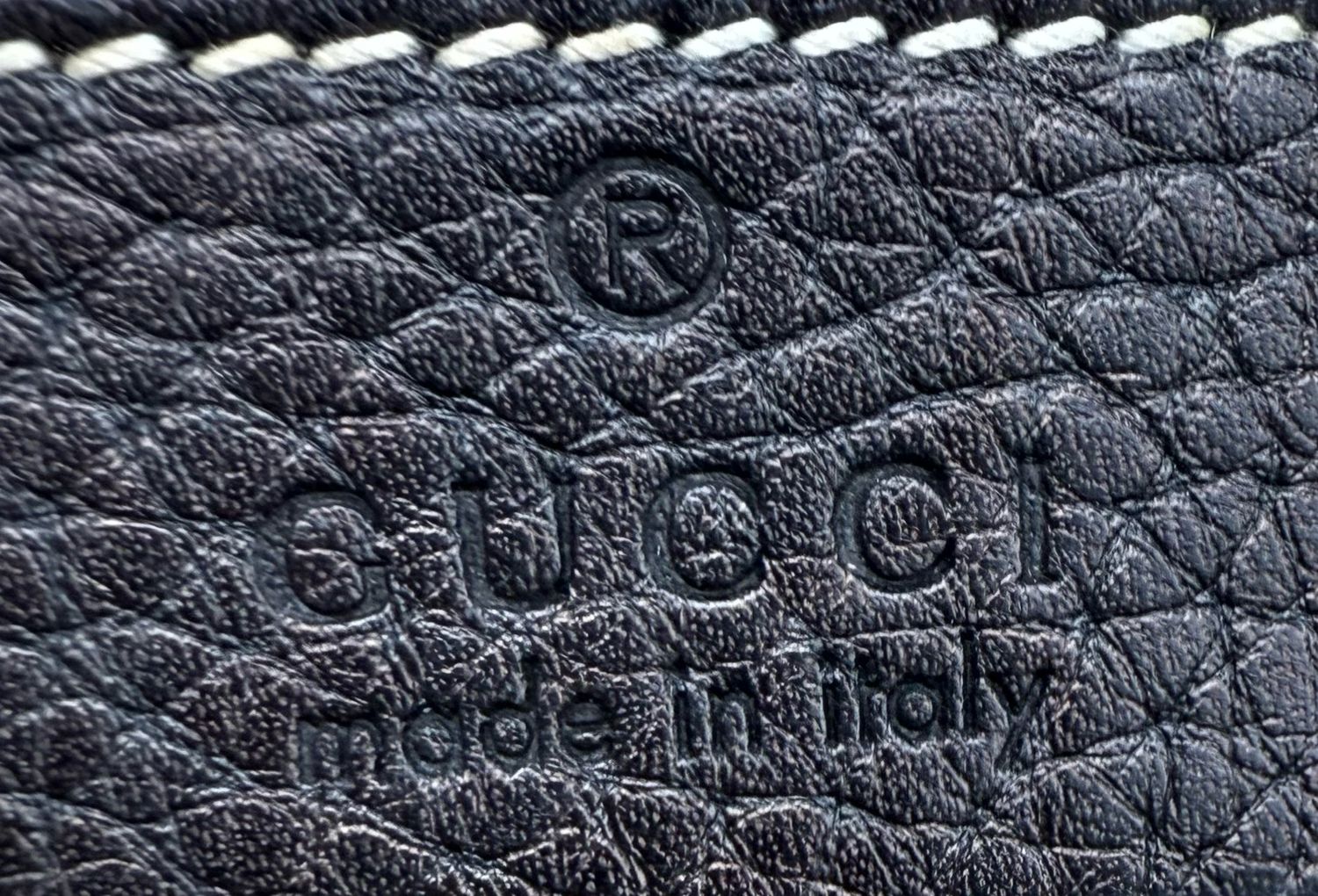 Gucci Soho Camera Bag Messenger Sling Small Black Pebbled Leather