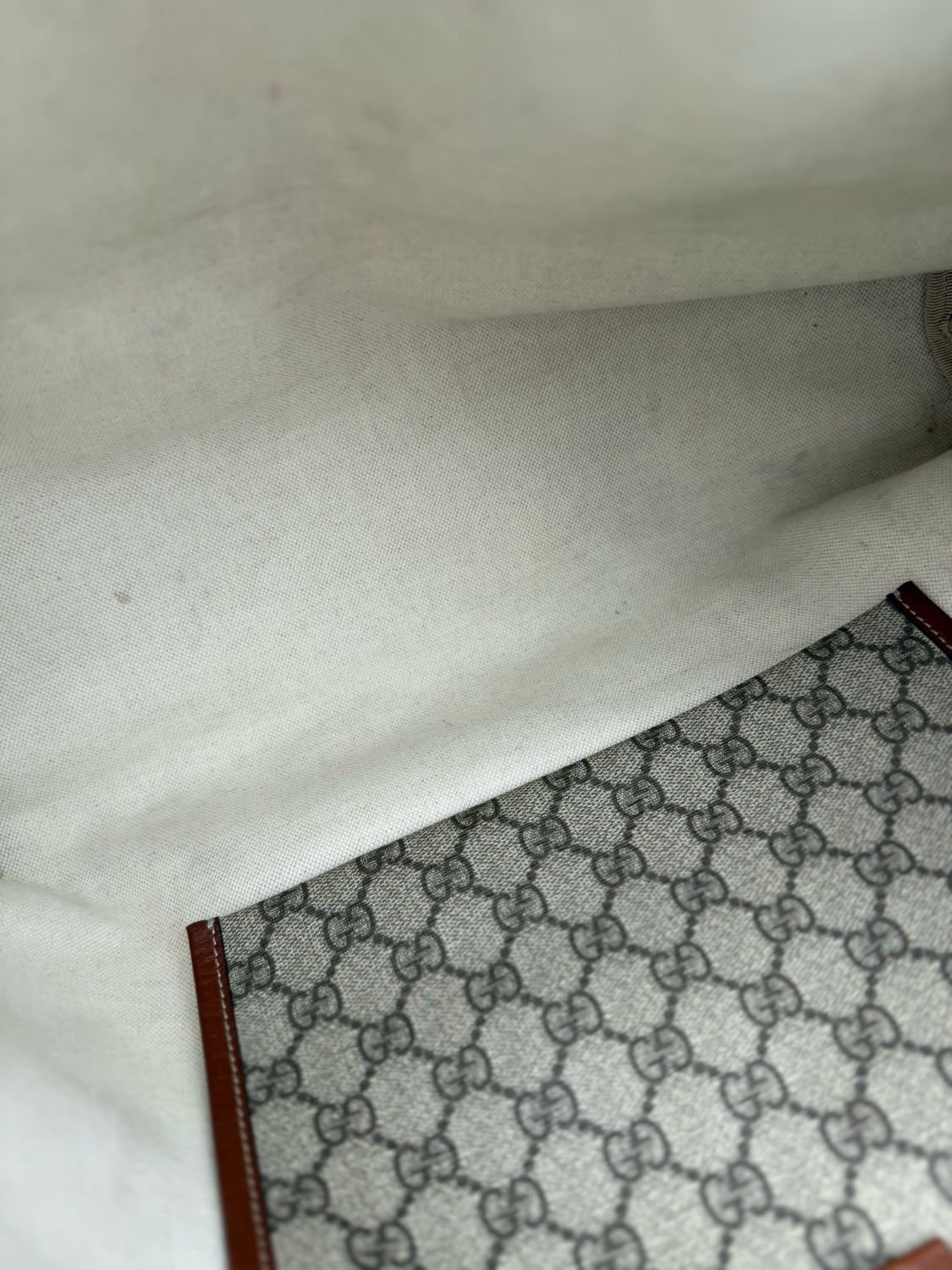 Gucci Supreme Plus Web Loop Tote Medium