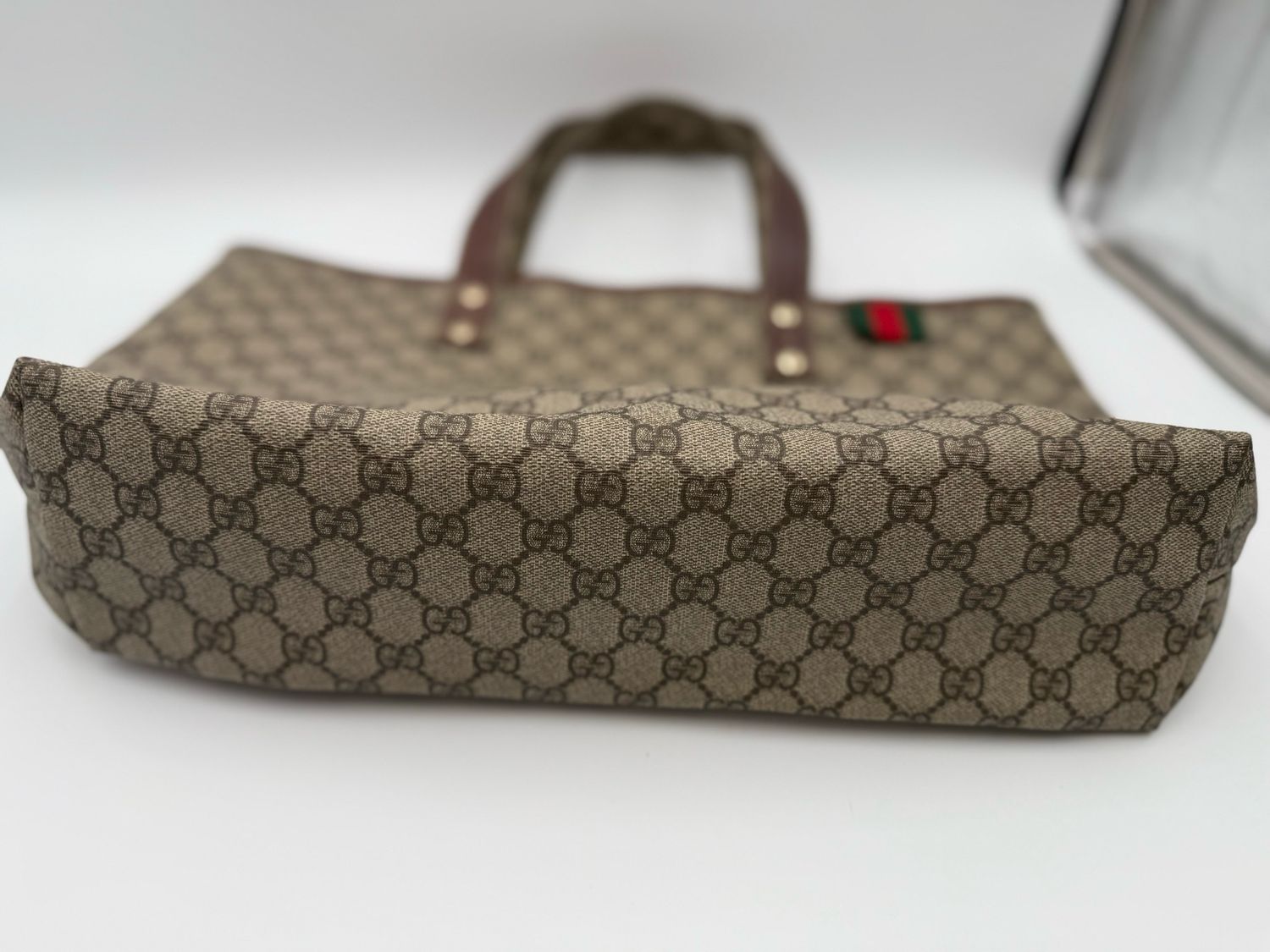 Gucci Supreme Plus Web Loop Tote Medium