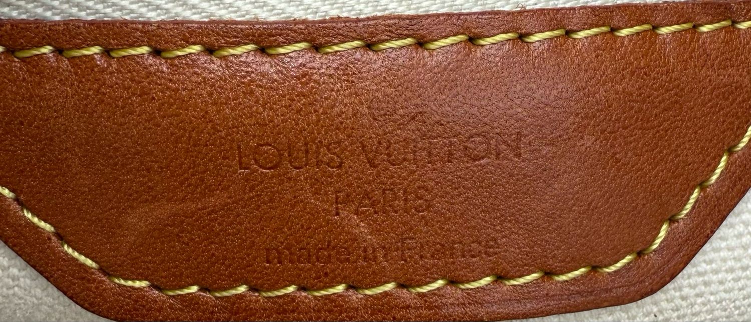 Louis Vuitton Monogram Tisse Sac Rayures PM Tote Shoulder Bag