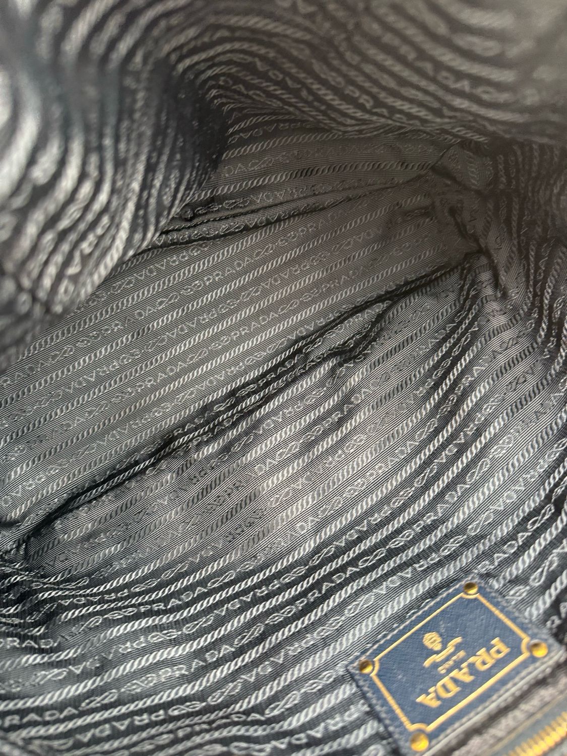 Prada Nylon Tessuto Saffiano Crossbody Messenger 