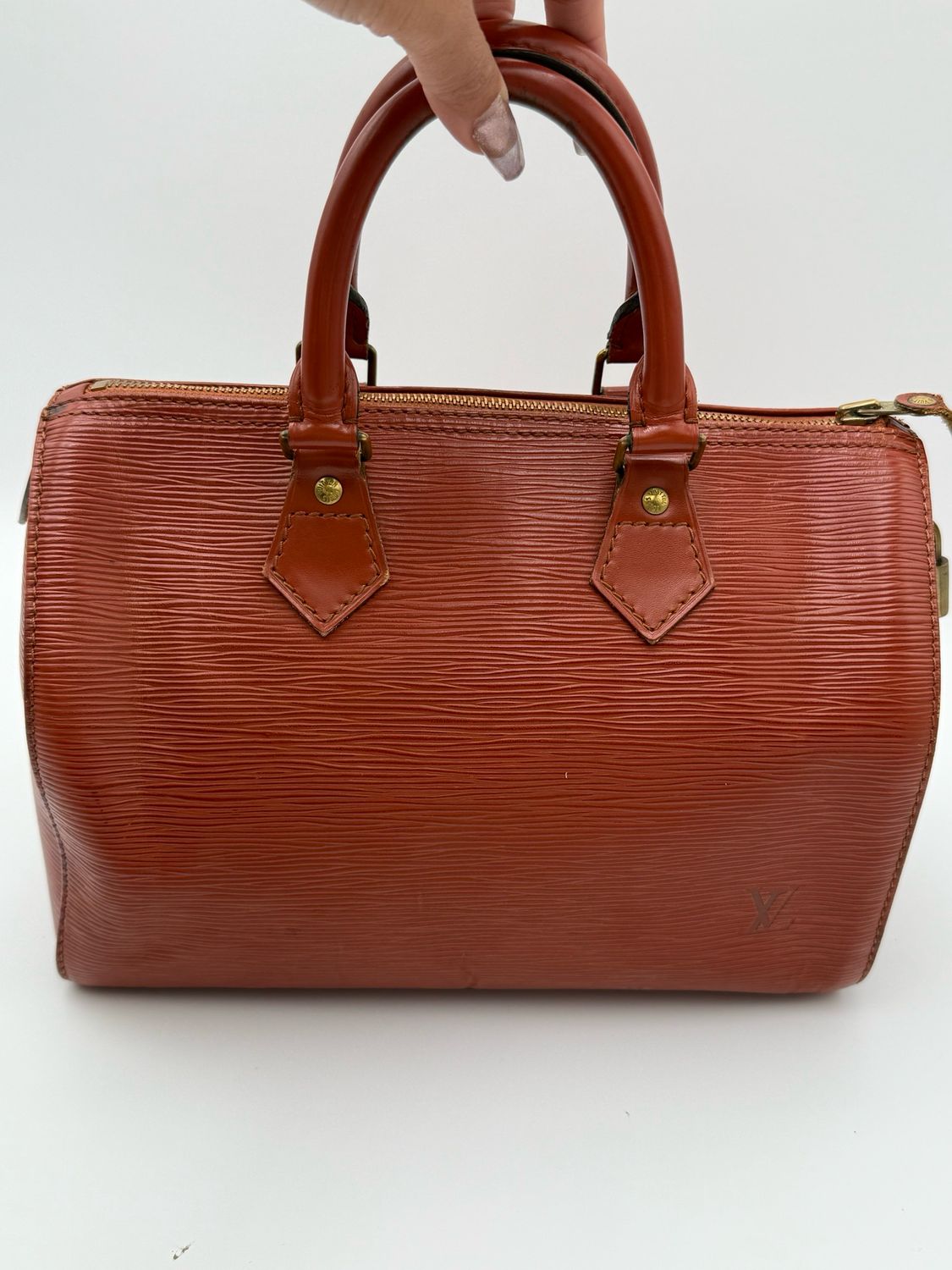 Louis Vuitton Speedy 25 Epi Boston Satchel Top Handle