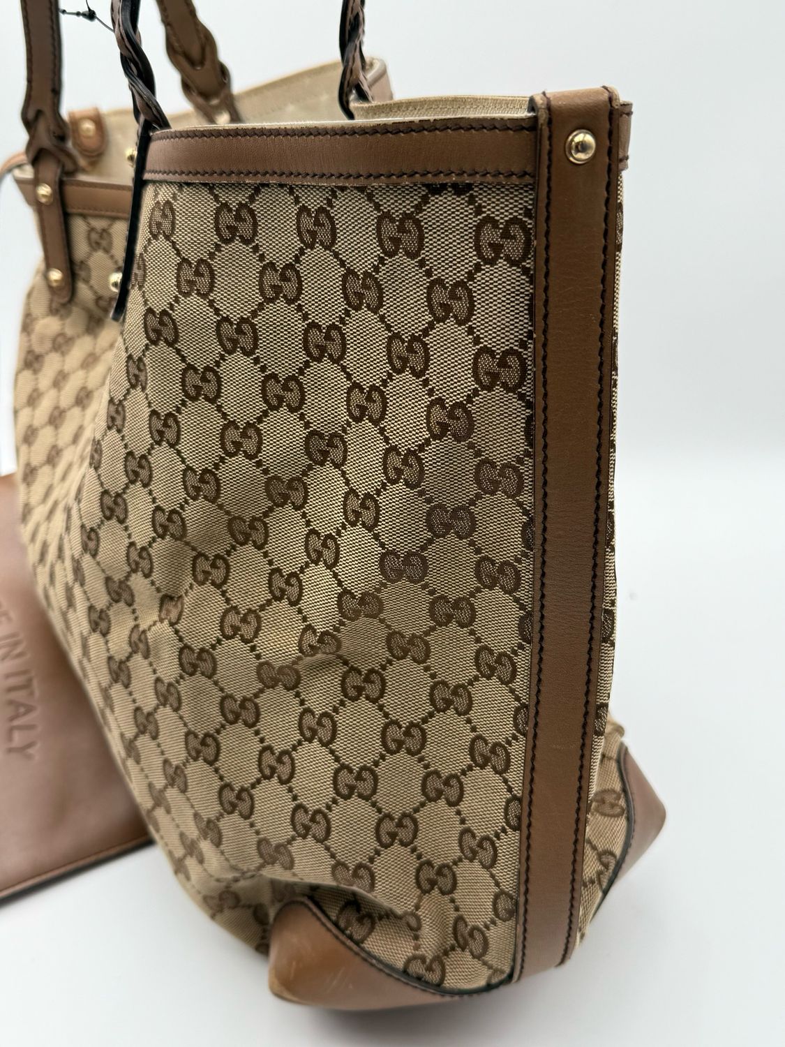 Gucci Monogram Craft Tote Large Shoulder