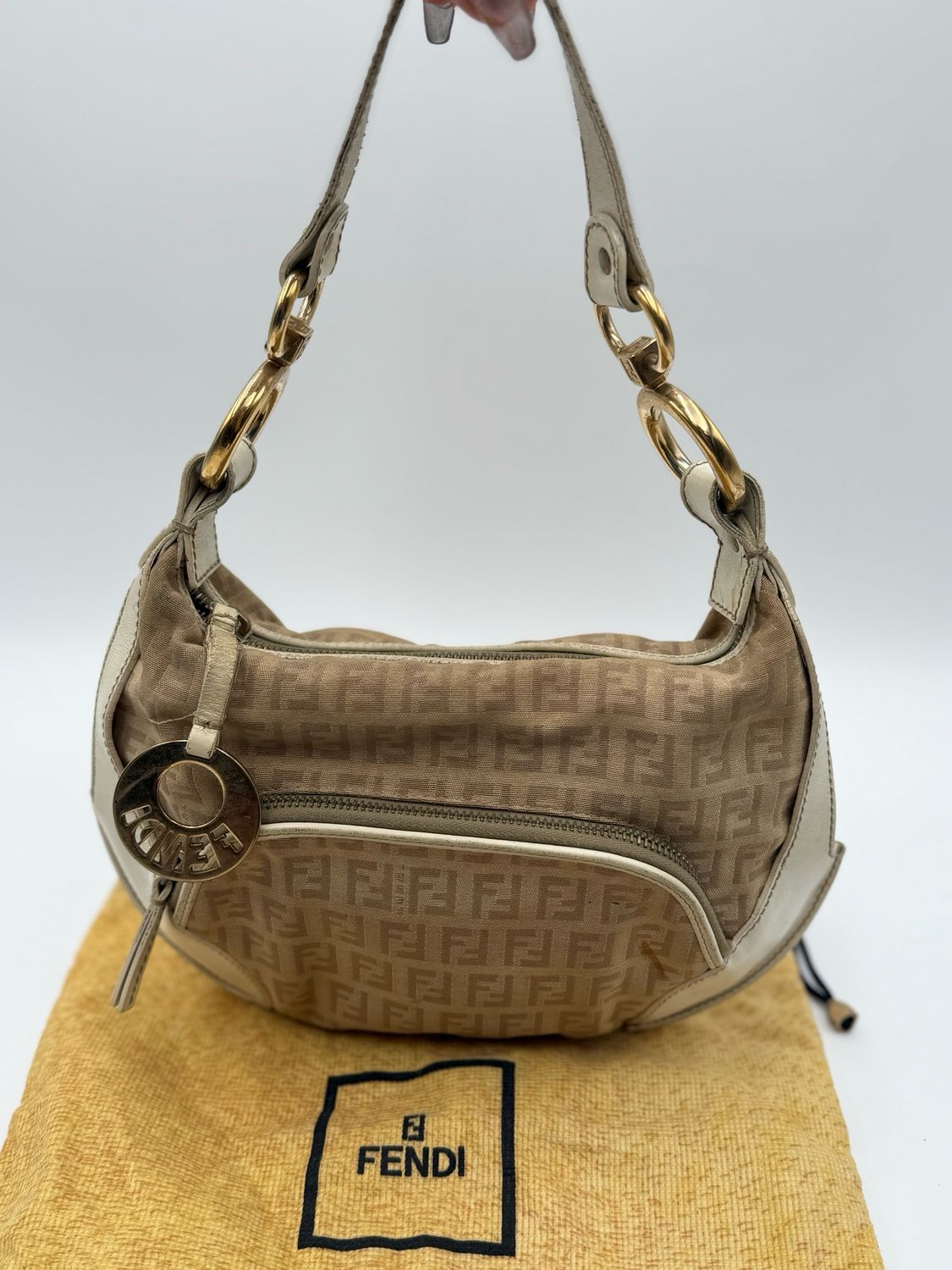 Fendi Zucca Hobo Chef Shoulder