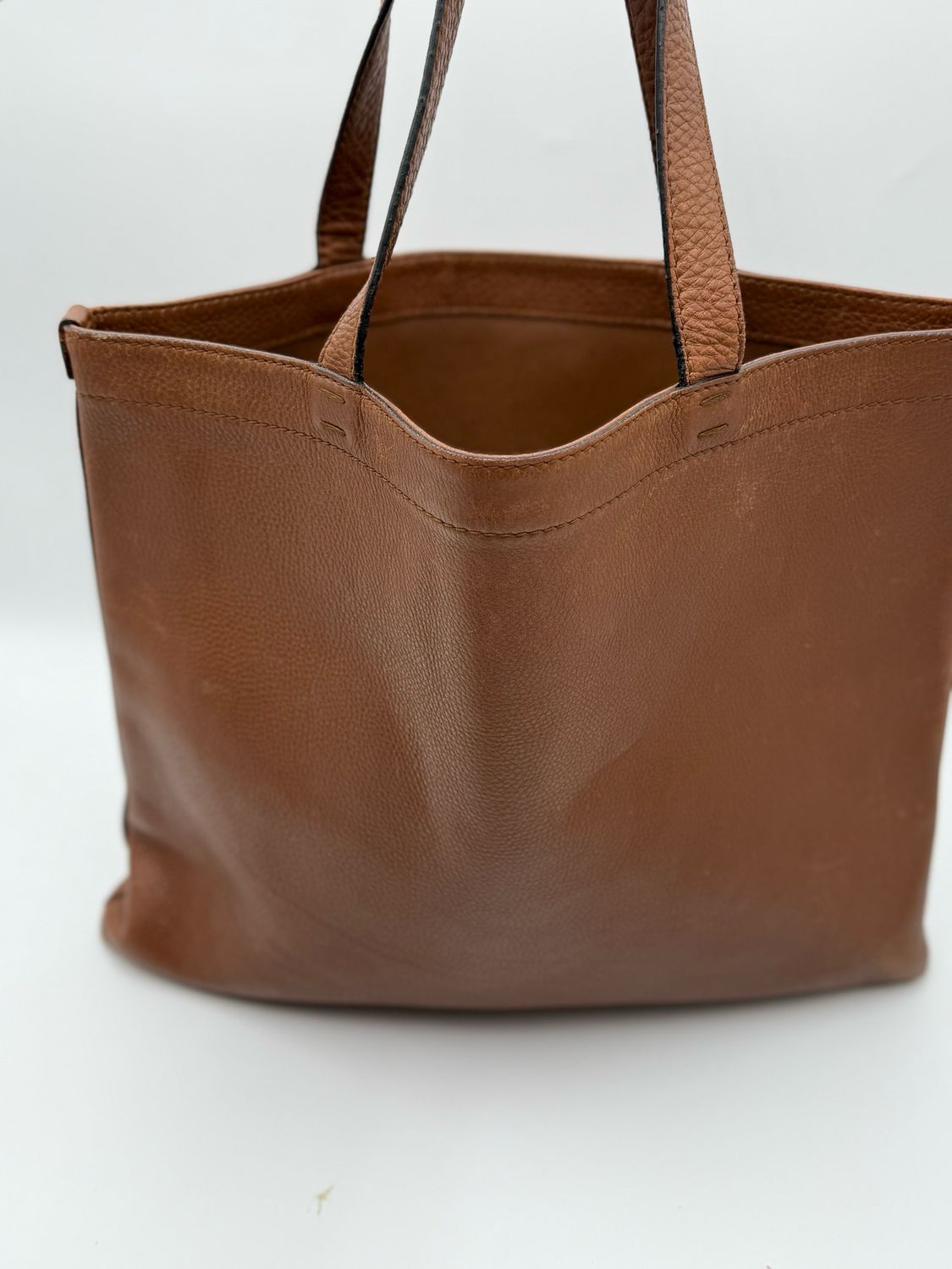 Gucci Pebbled Leather Horizontal Tote 