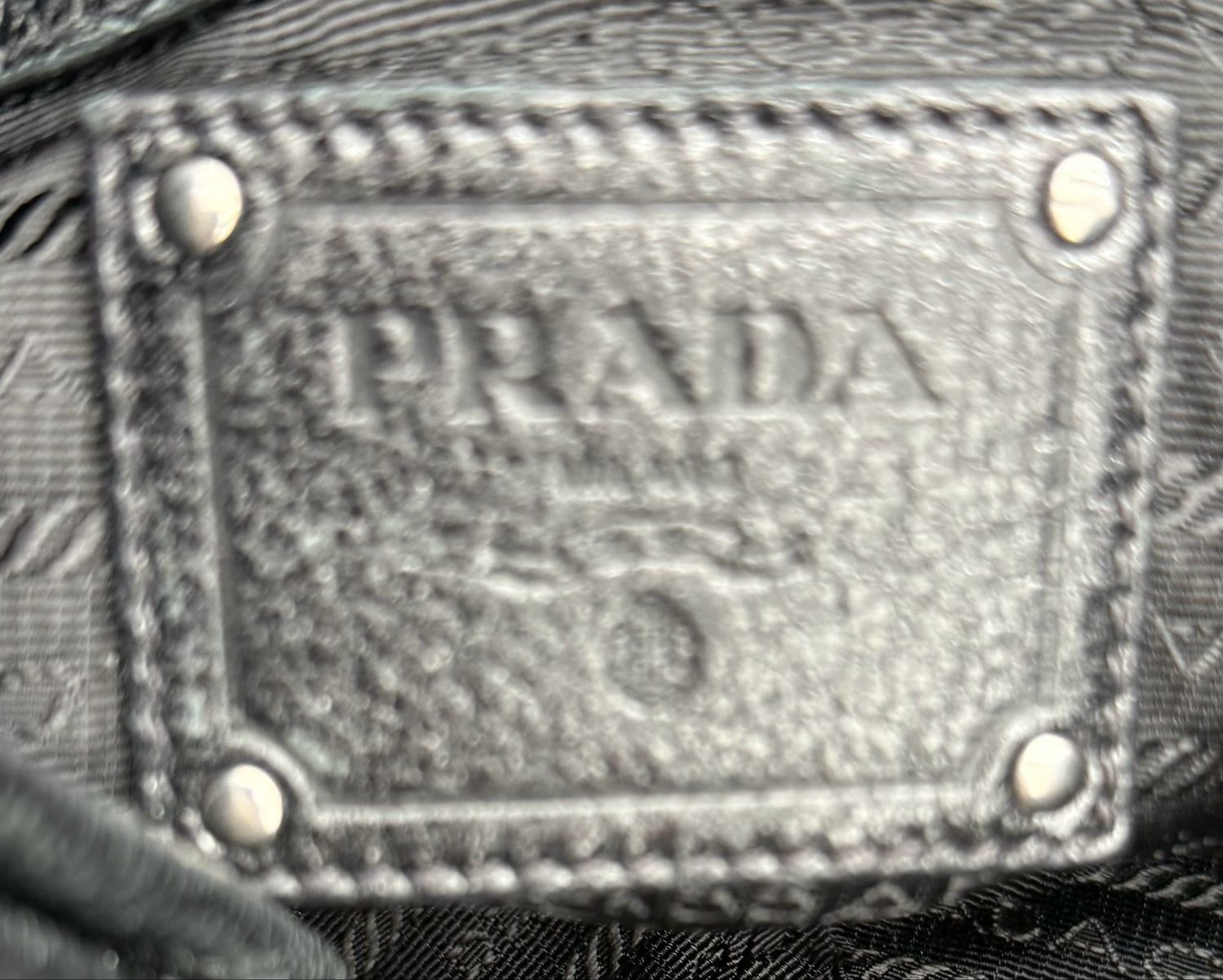 Prada Cervo Lux Leather Tote Chain Strap