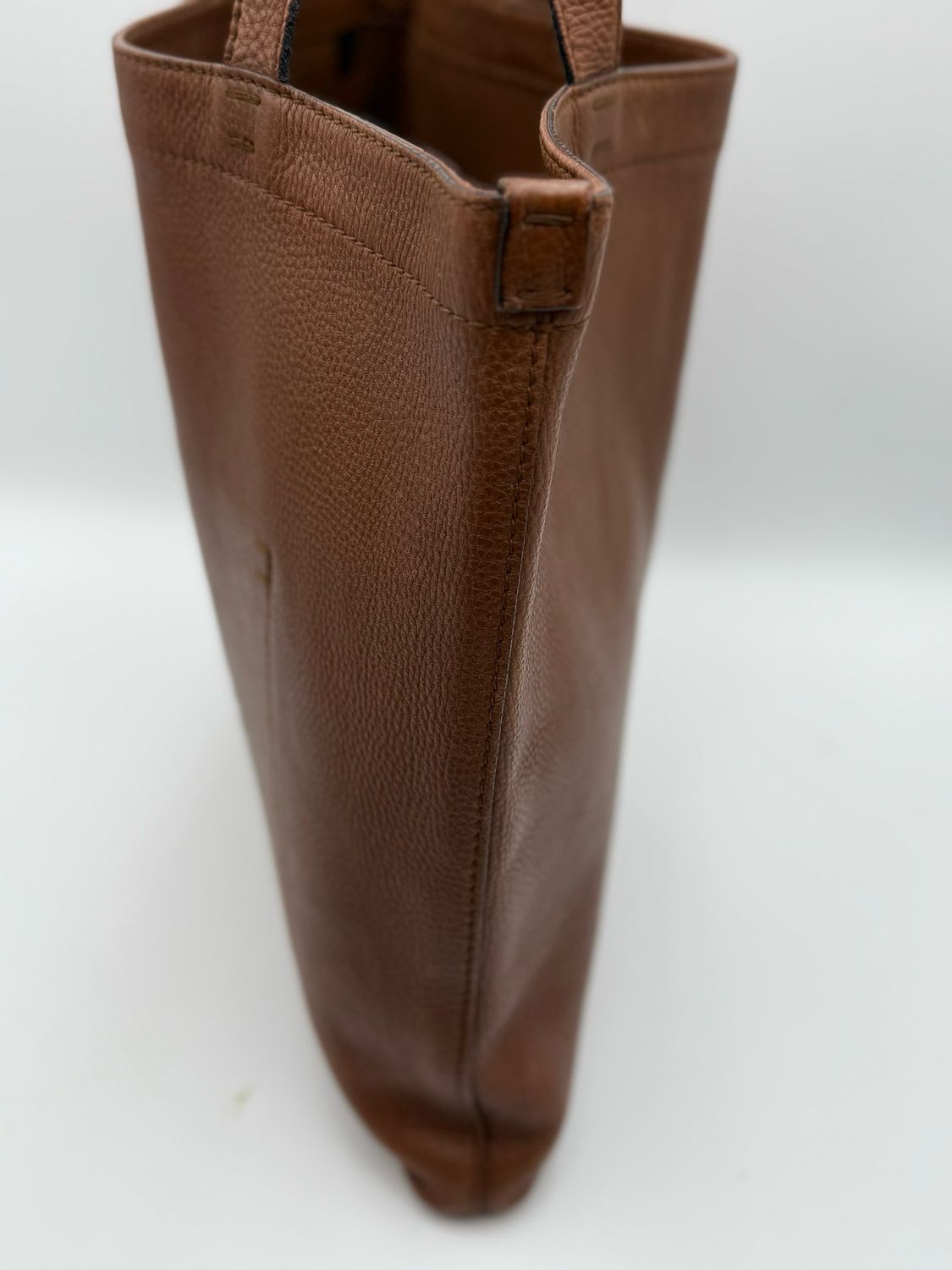 Gucci Pebbled Leather Horizontal Tote 