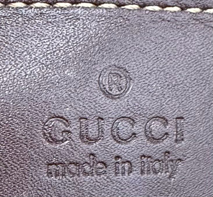 Gucci Monogram Supreme Zipper Tote Shoulder Bag