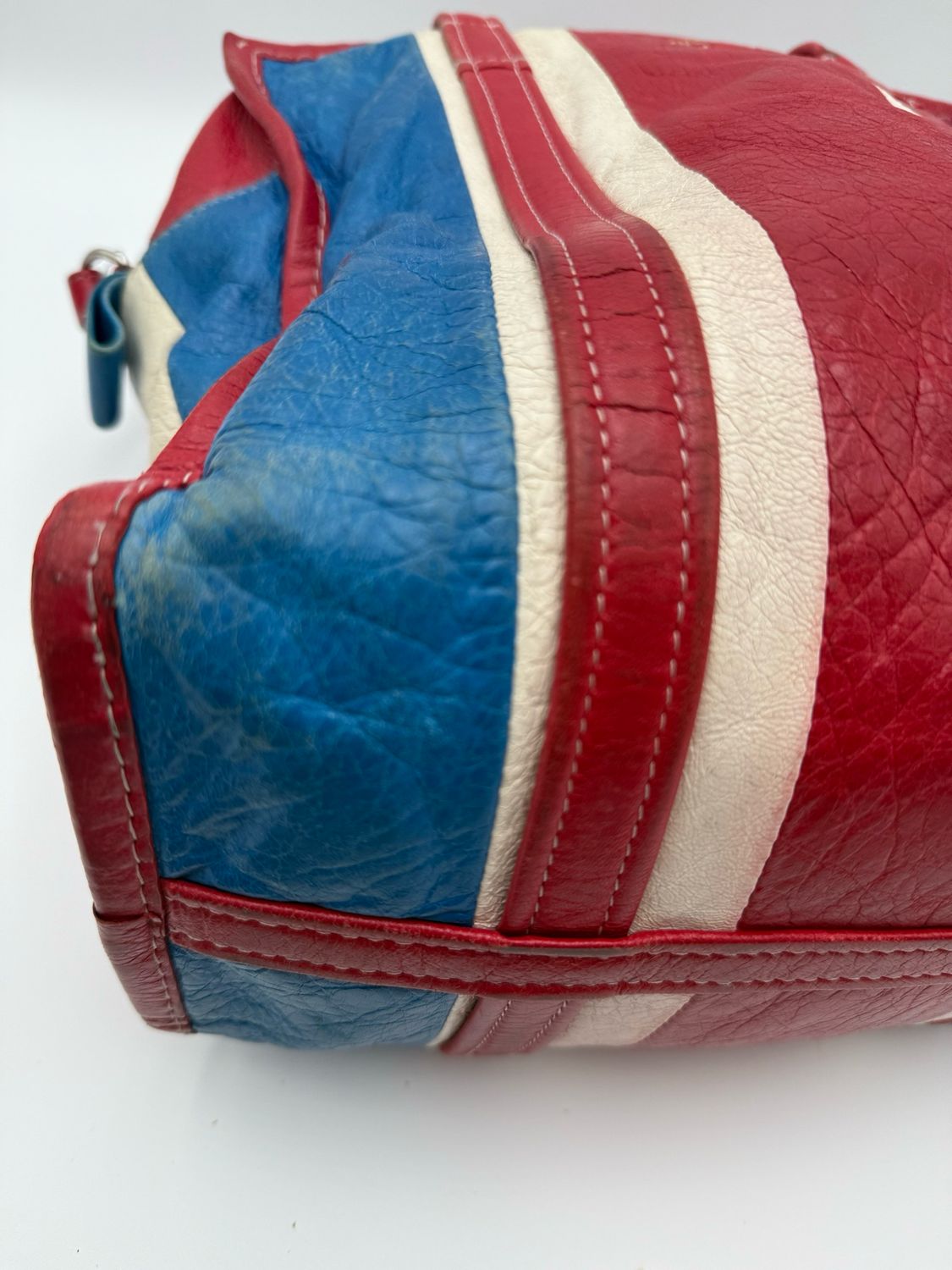 Balenciaga Striped Crossbody Messenger