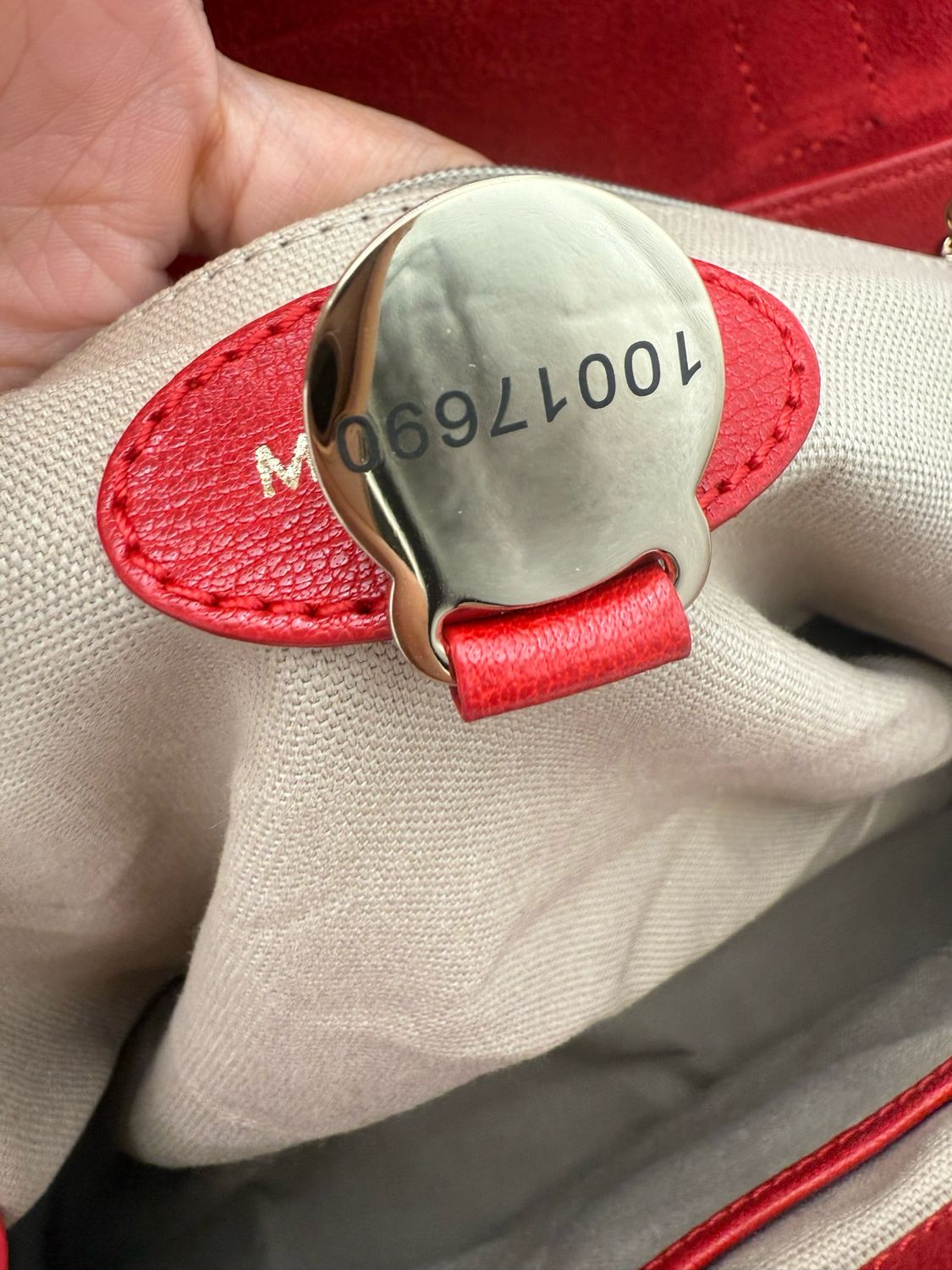 Mulberry Alexa Red Crossbody Messenger
