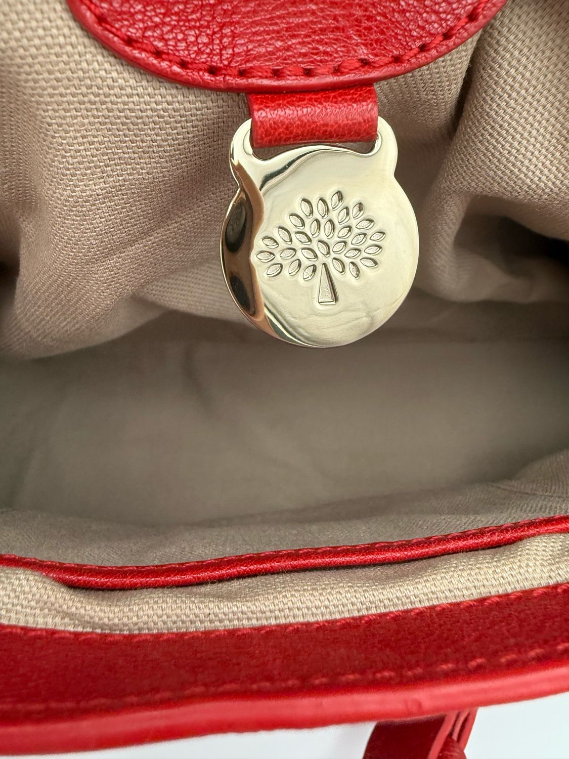 Mulberry Alexa Red Crossbody Messenger