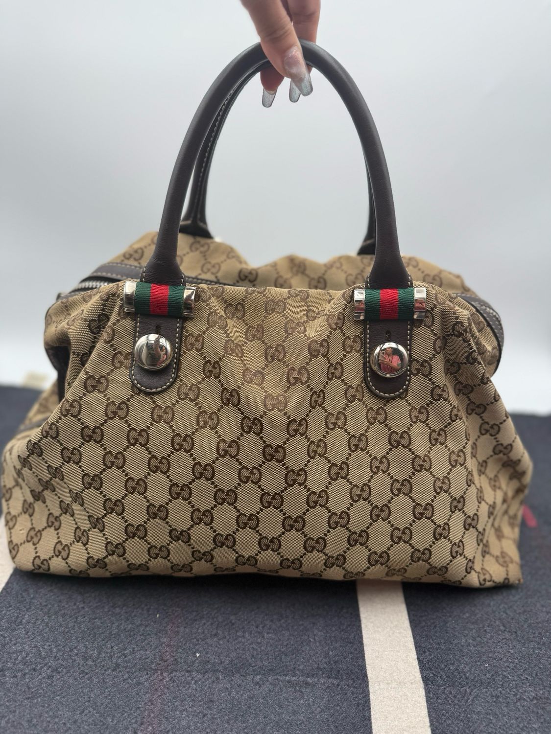 Gucci Boston Satchel Match Ball Top Handle