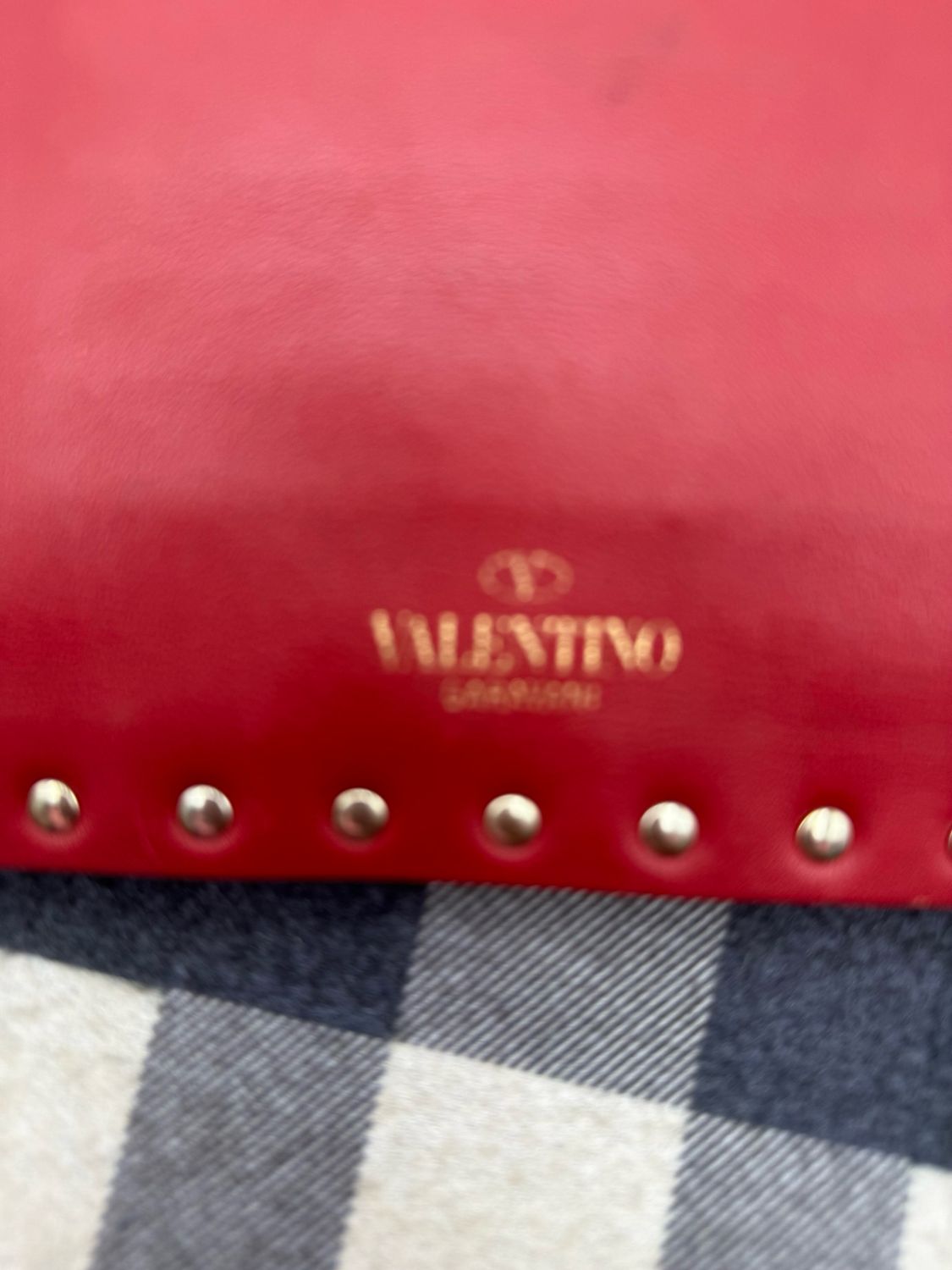 Valentino Rockstud Flap Envelope Clutch
