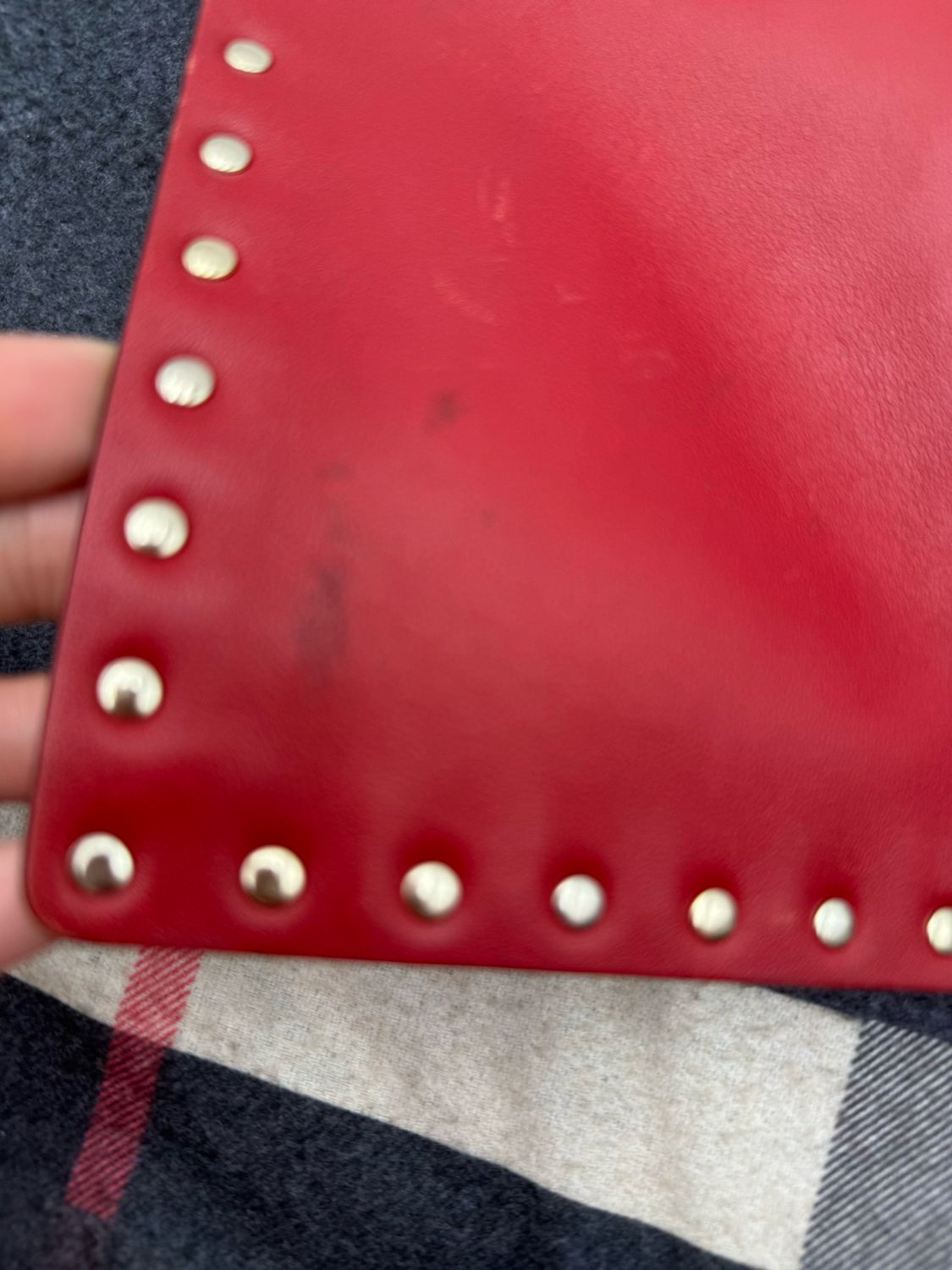 Valentino Rockstud Flap Envelope Clutch