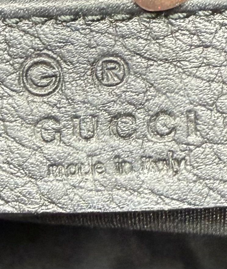 Gucci Monogram Canvas Denim Hobo Shoulder Bag