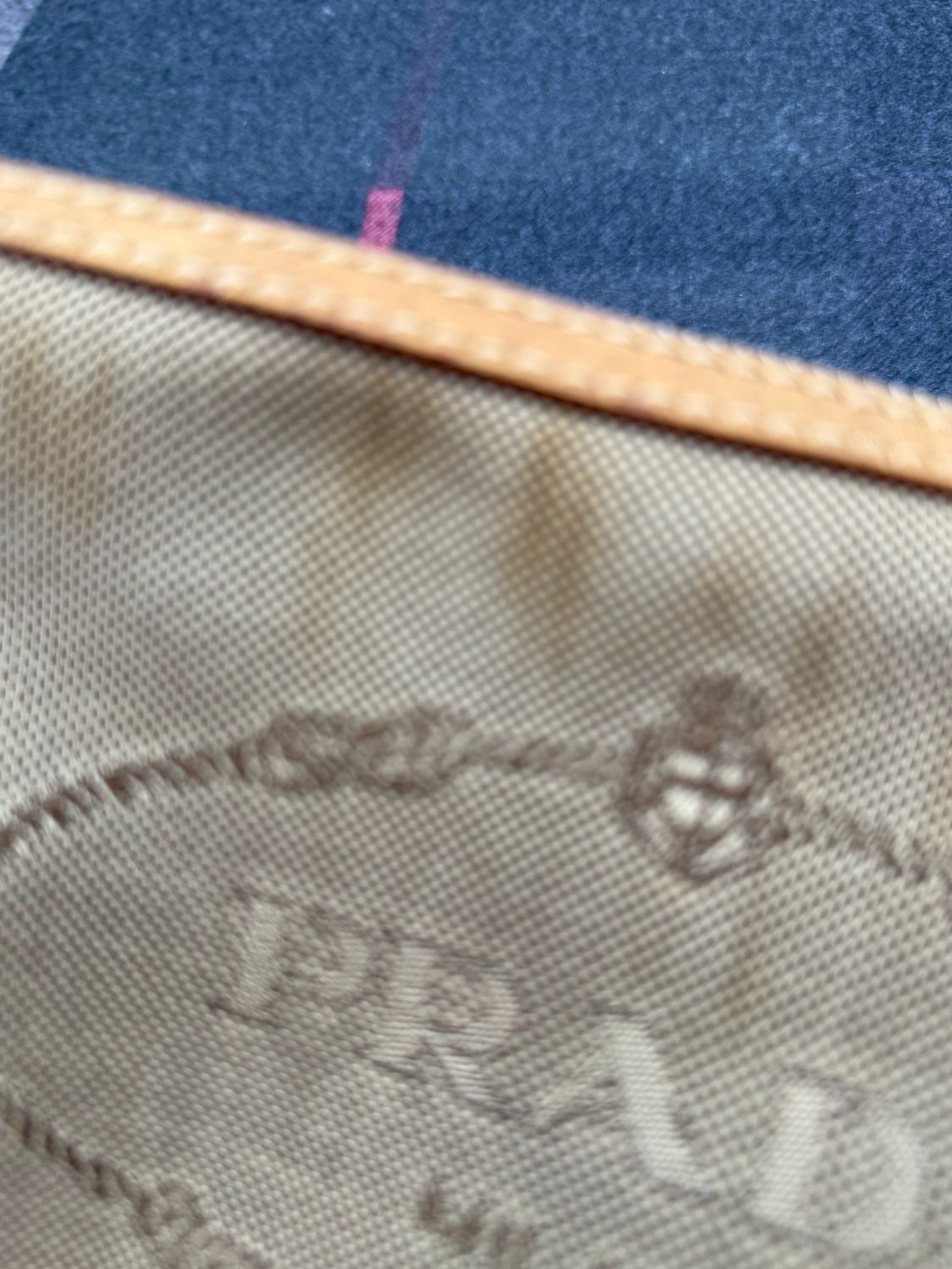 Prada Canapa Jacquard Baguette Logo Pochette Shoulder