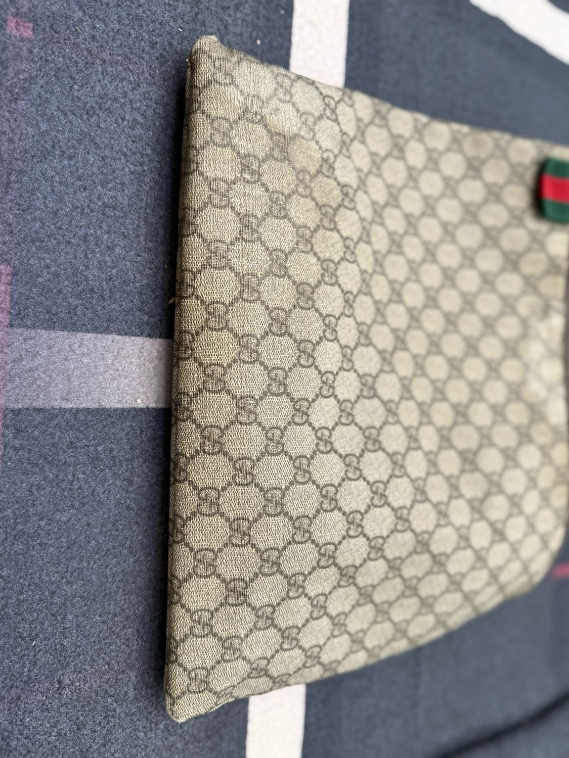 Gucci Web Loop Flat Messenger Crossbody Messenger