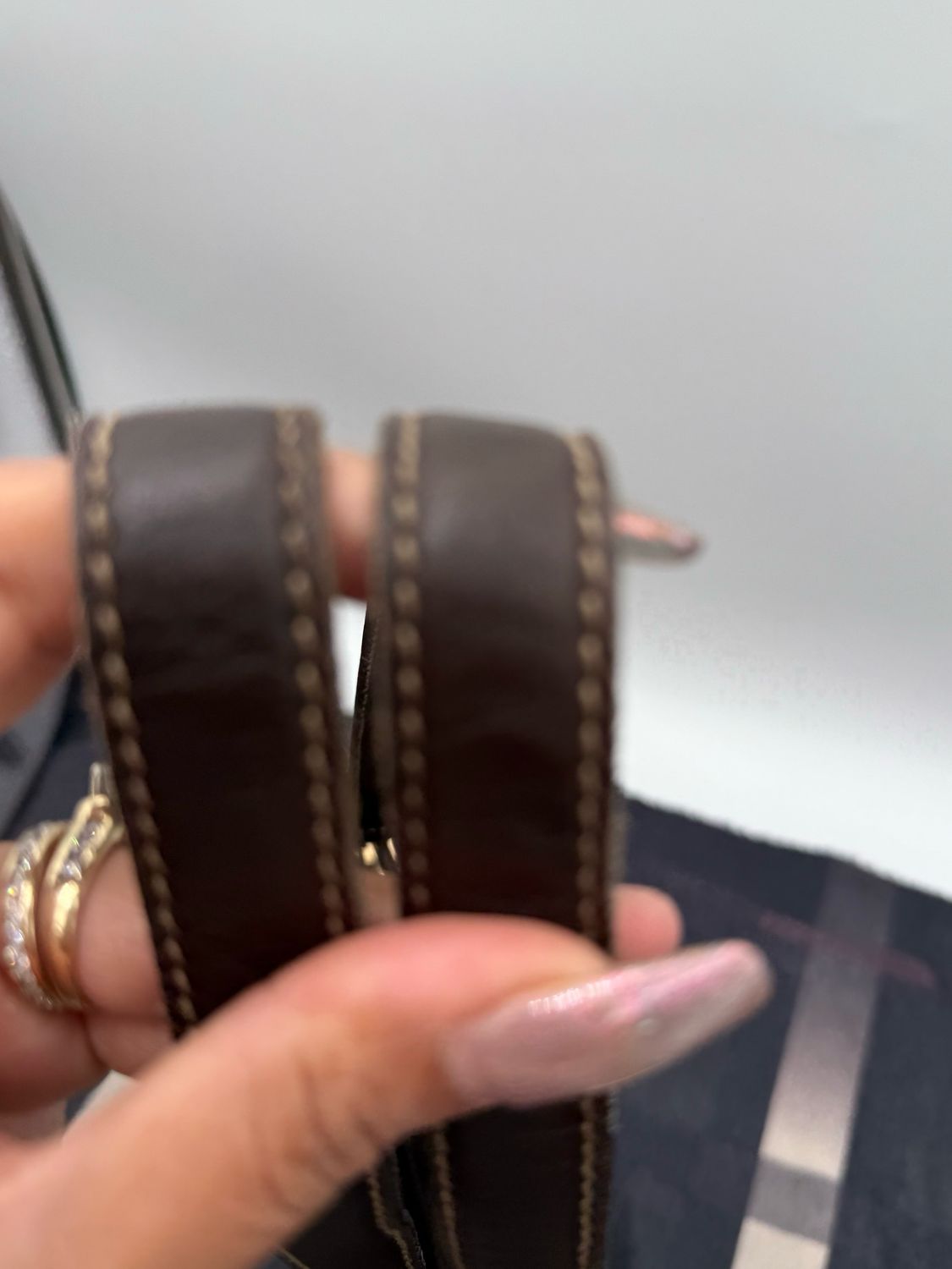 Gucci Monogram Canvas Small Punch Tote Shoulder Bag