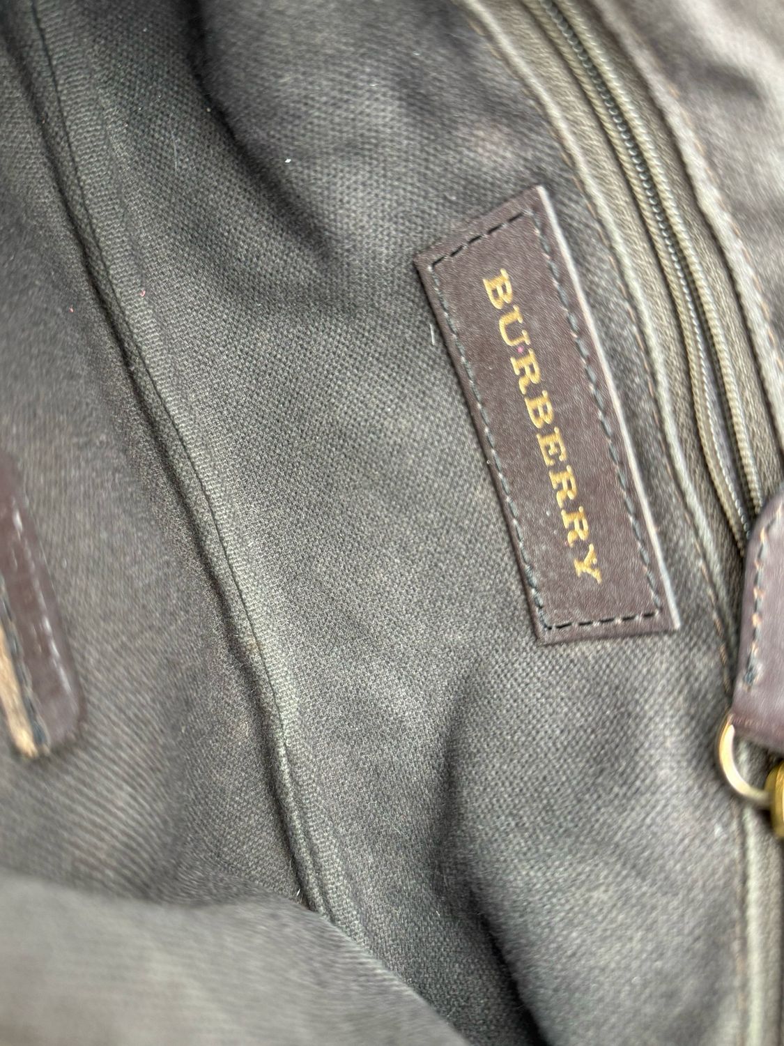 Burberry Haymarket Check Flap Messenger Crossbody Small