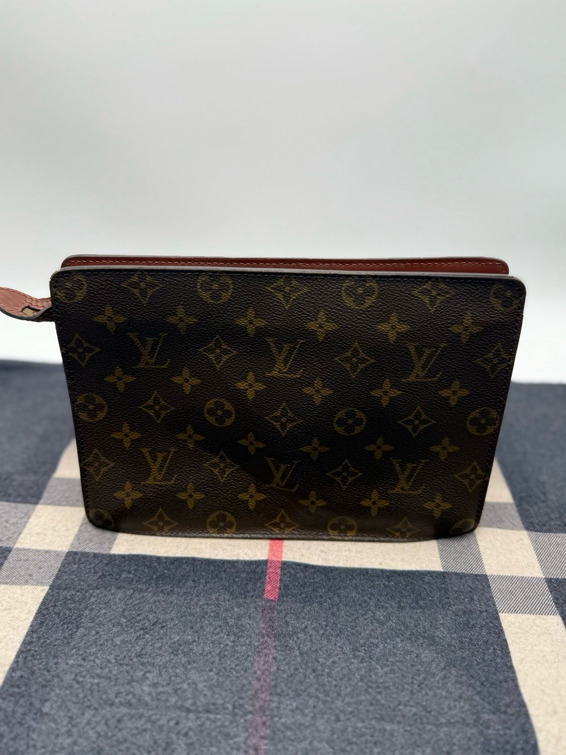 Louis Vuitton Monogram Pochette Homme Clutch Toiletry