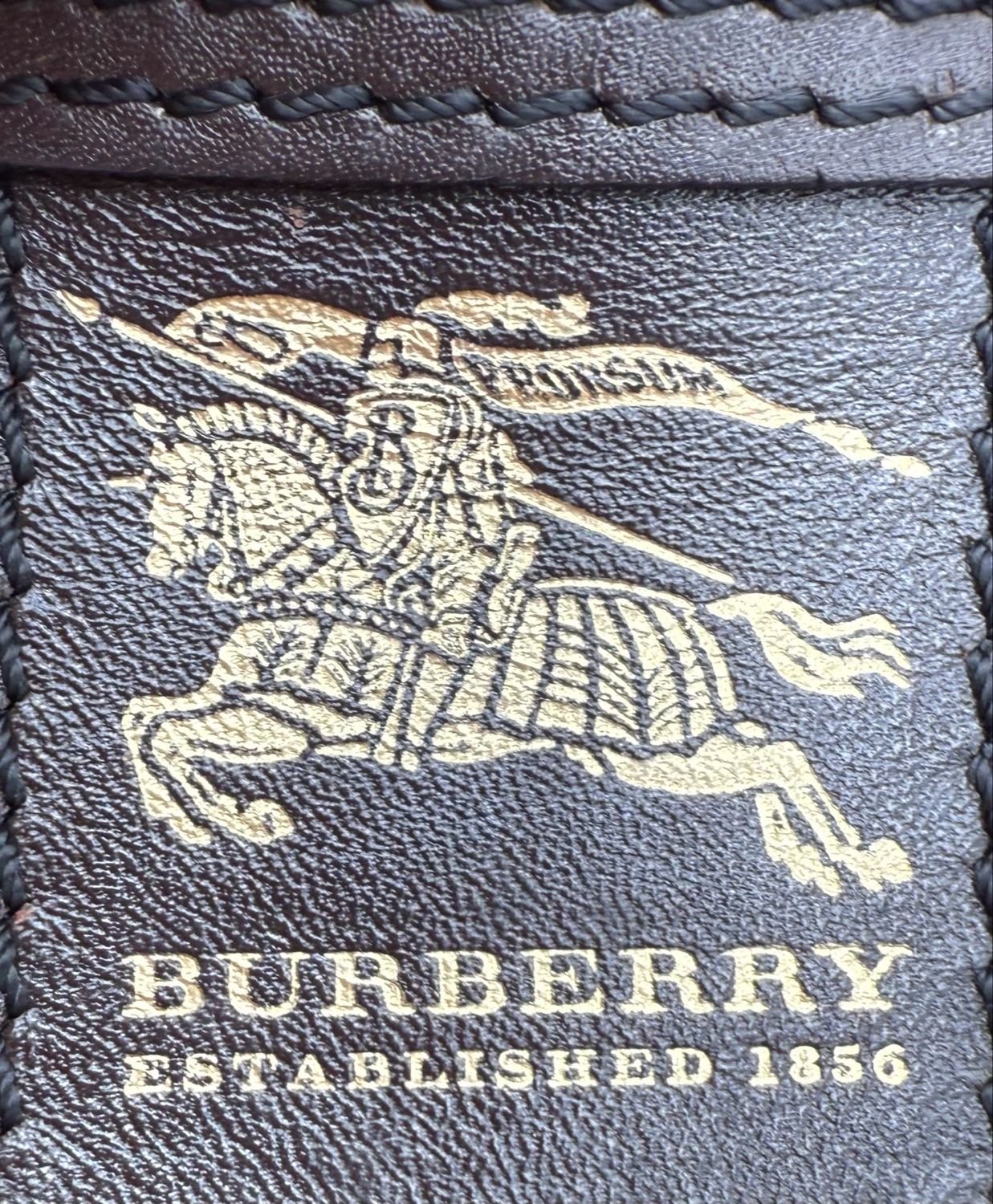 Burberry Chester Bowling Tote Haymarket Check