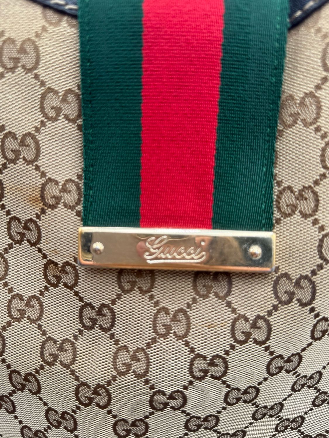 Gucci New Ladies Web Medium Tote Shoulder Bag