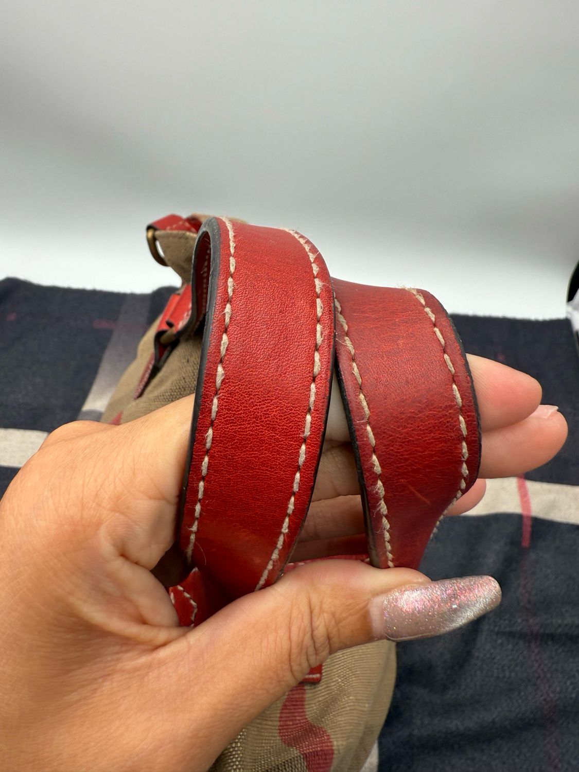 Burberry Canvas Mega Check Medium Tottenham Britt